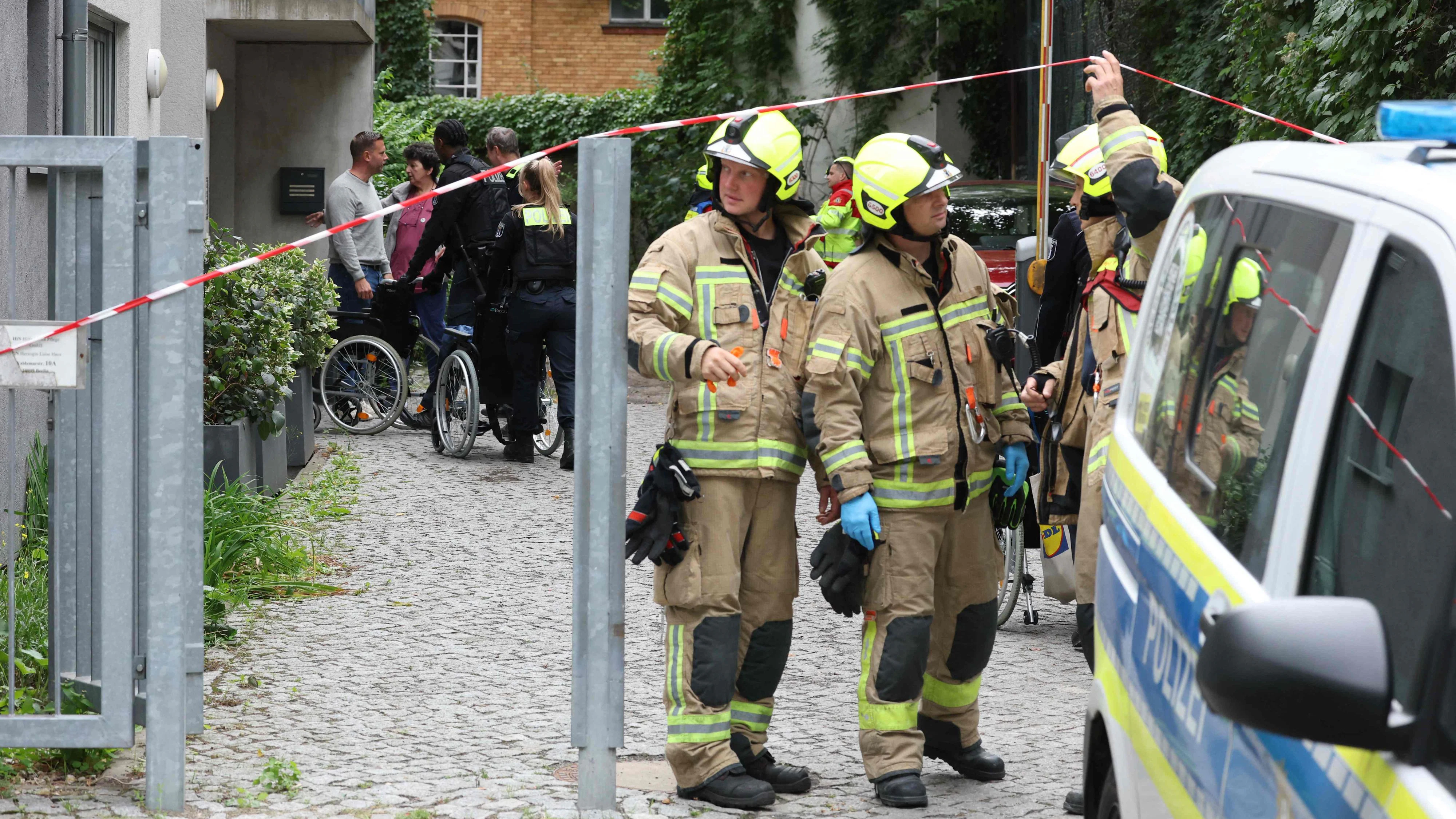 Das Feuer brach in einem Pflegeheim aus.