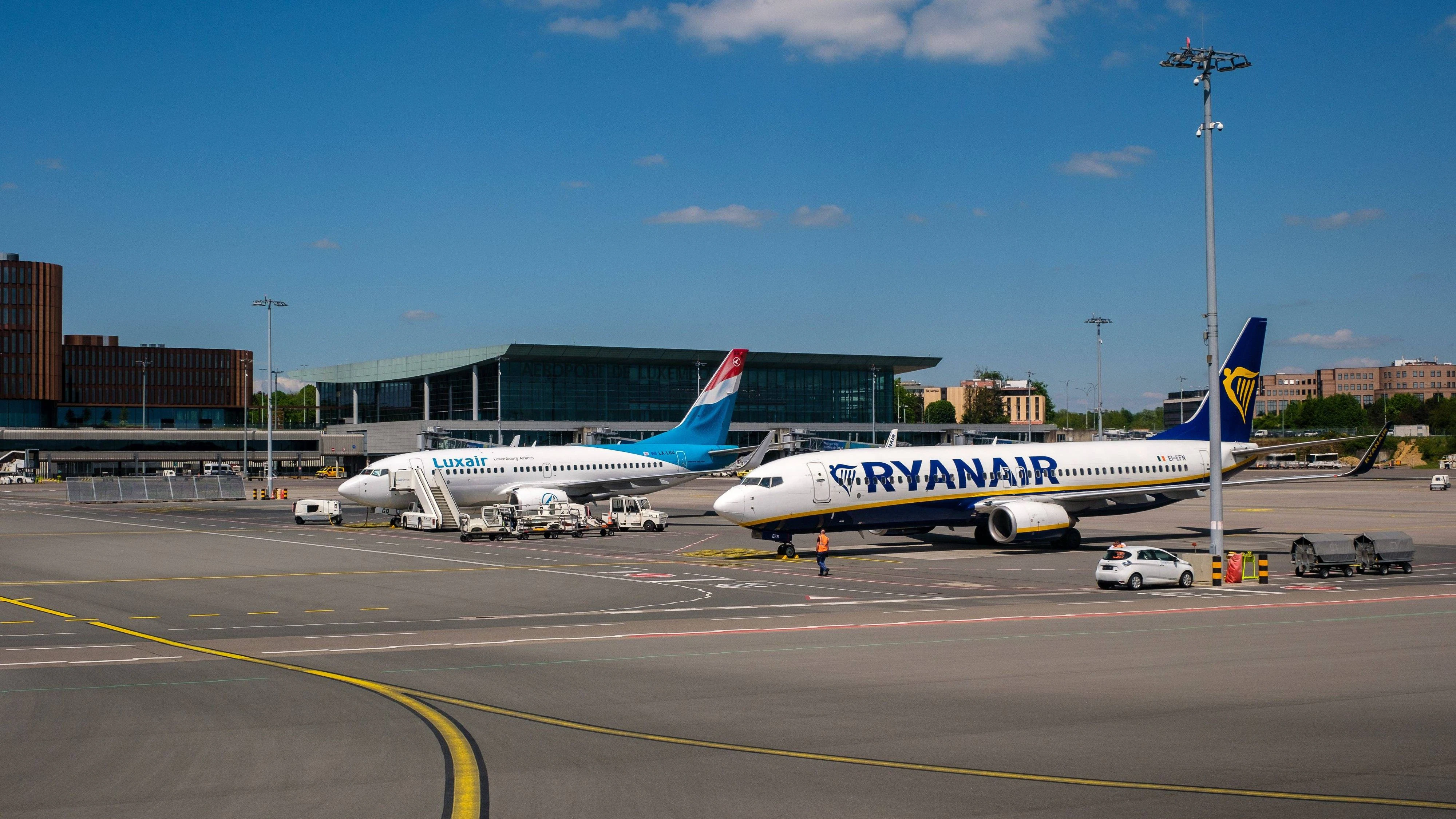 Der Vorfall ereignete sich am Flughafen Luxemburg.