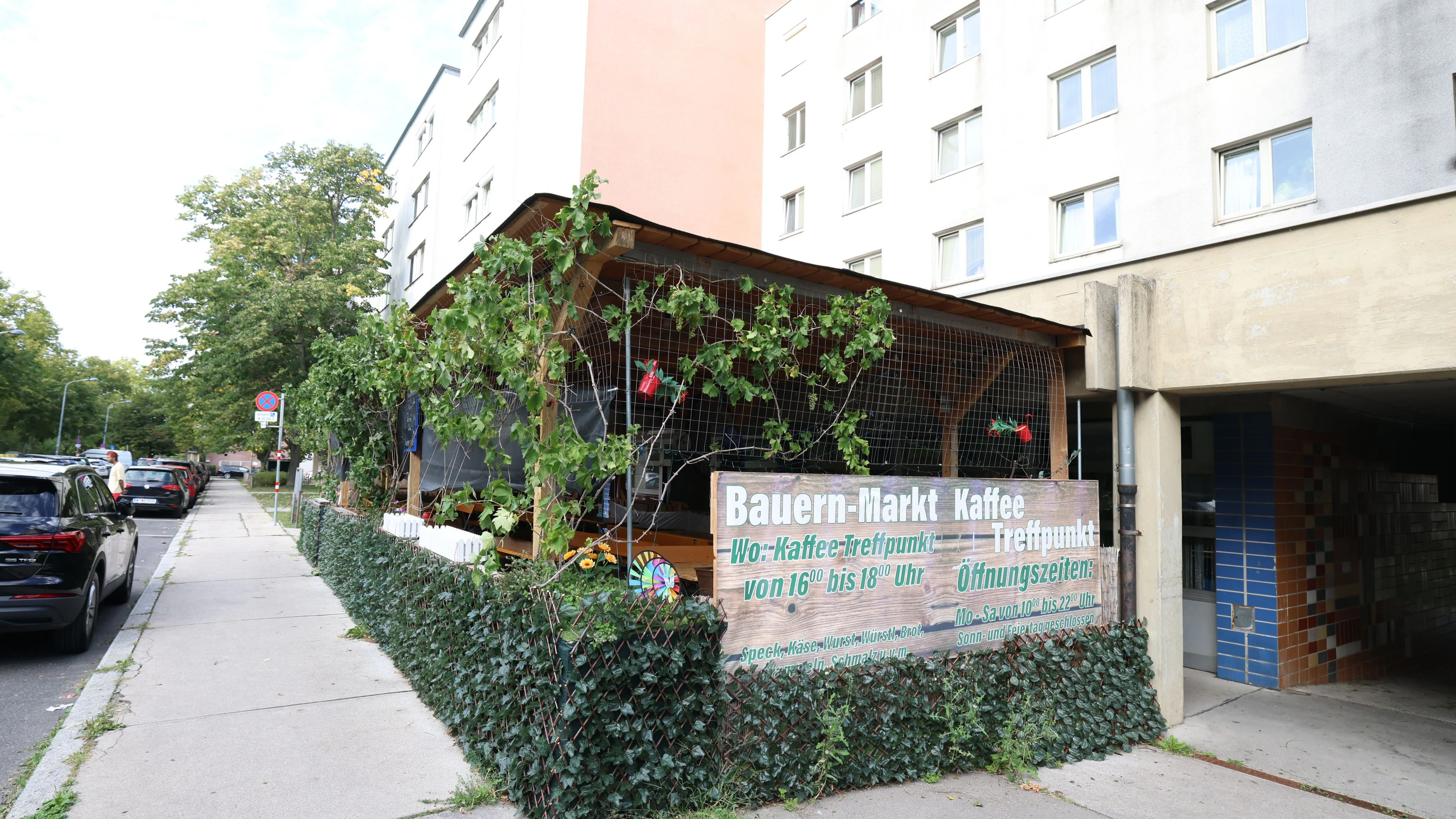 Das Lokal von Peter Hafner befindet sich in einem Gemeindebau in der Mehlführergasse.