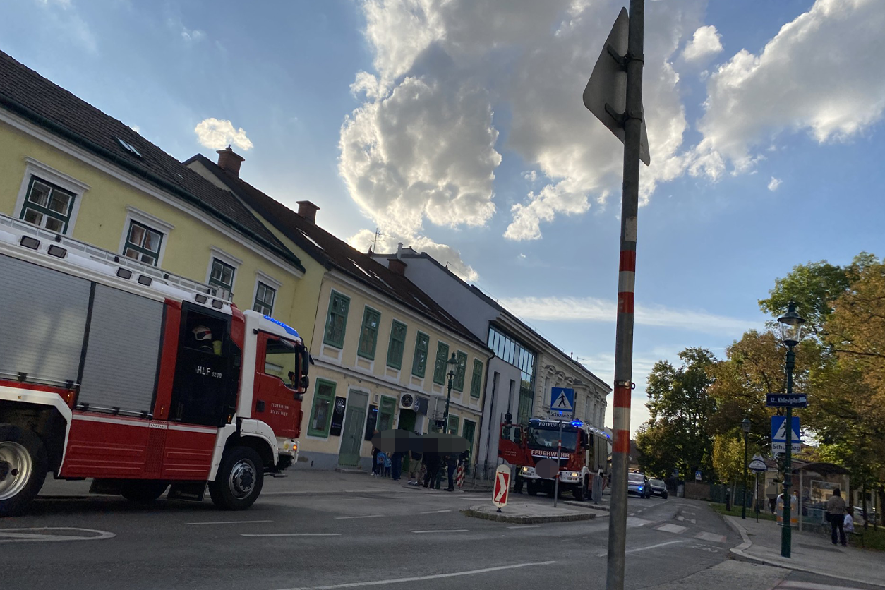In Wien-Meidling sorgte ein Lokalbrand für große Aufregung.