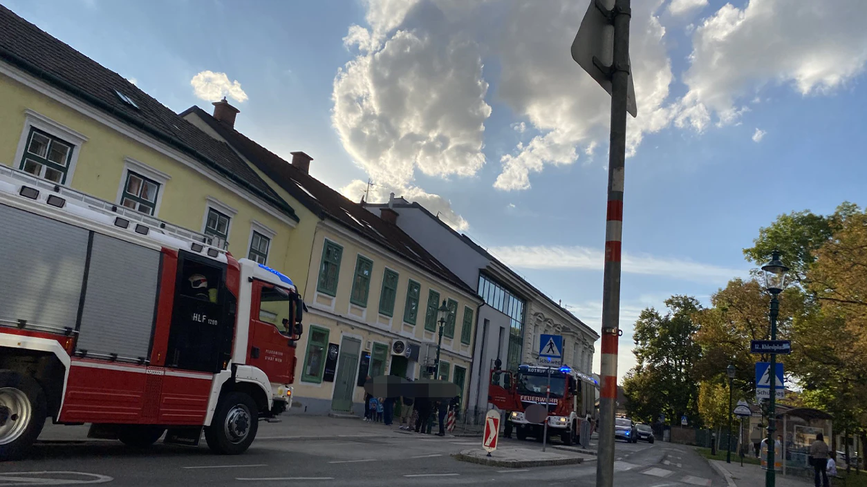 In Wien-Meidling sorgte ein Lokalbrand für große Aufregung.