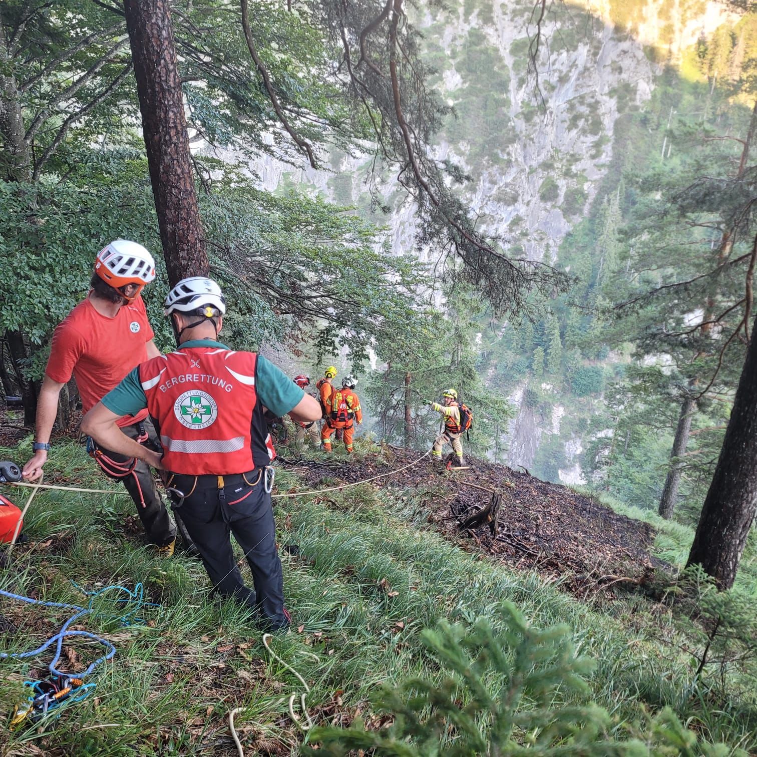 Bergretter aus Kufstein im Einsatz. Archivbild