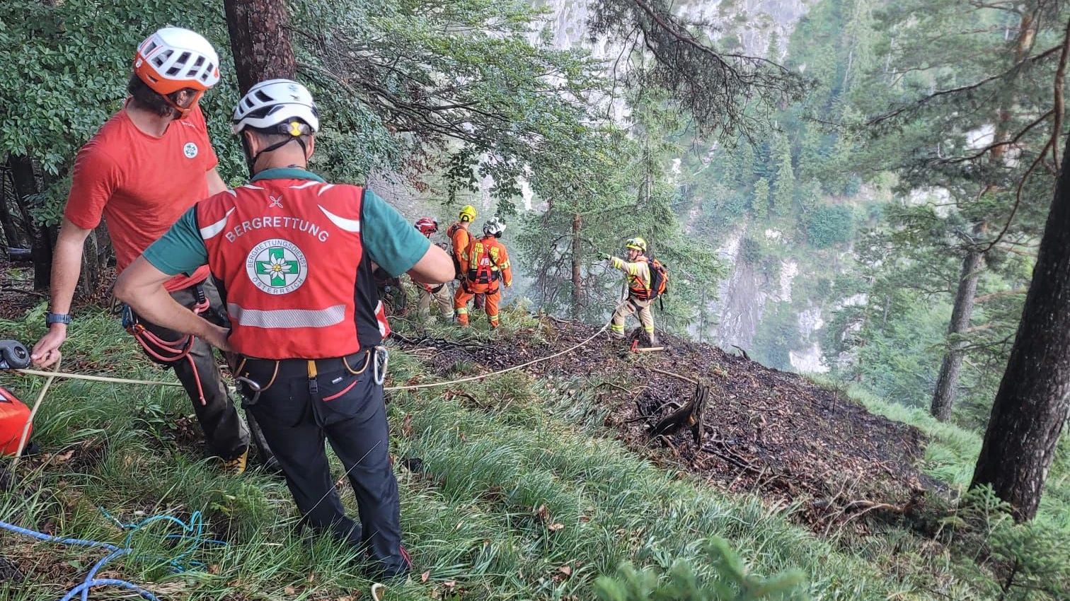 Bergretter aus Kufstein im Einsatz. Archivbild