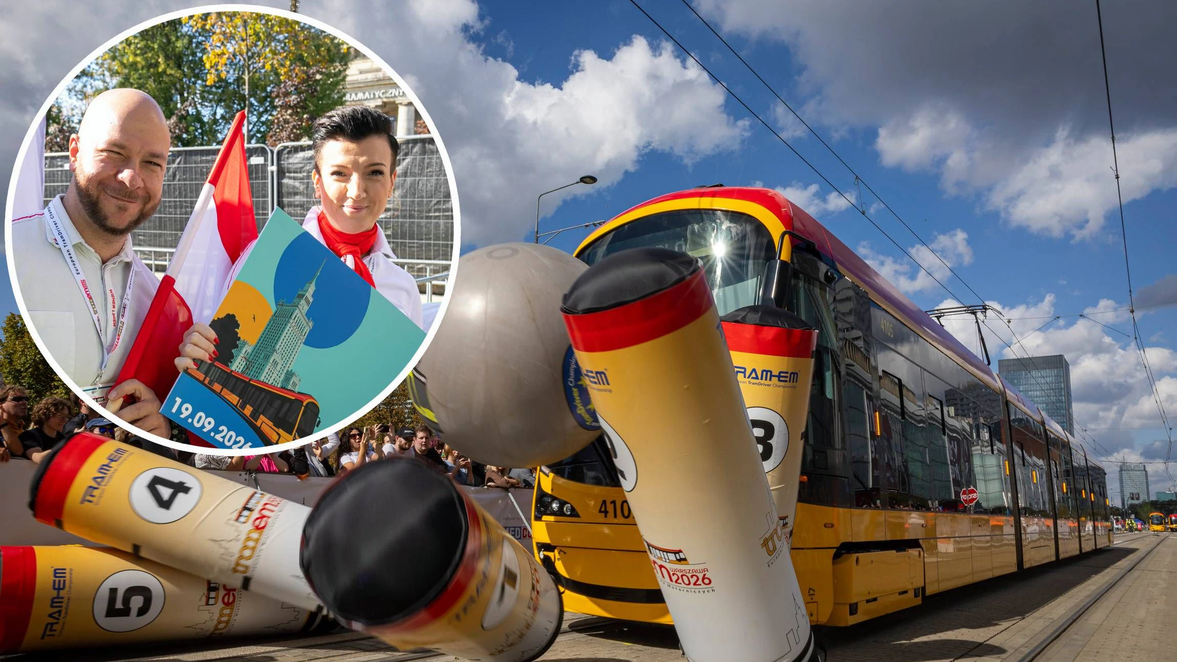 Tram-EM in Warschau