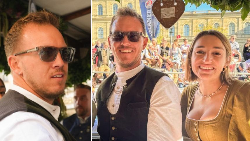 Julian Nagelsmann mit seiner Frau Lena Wurzenberger