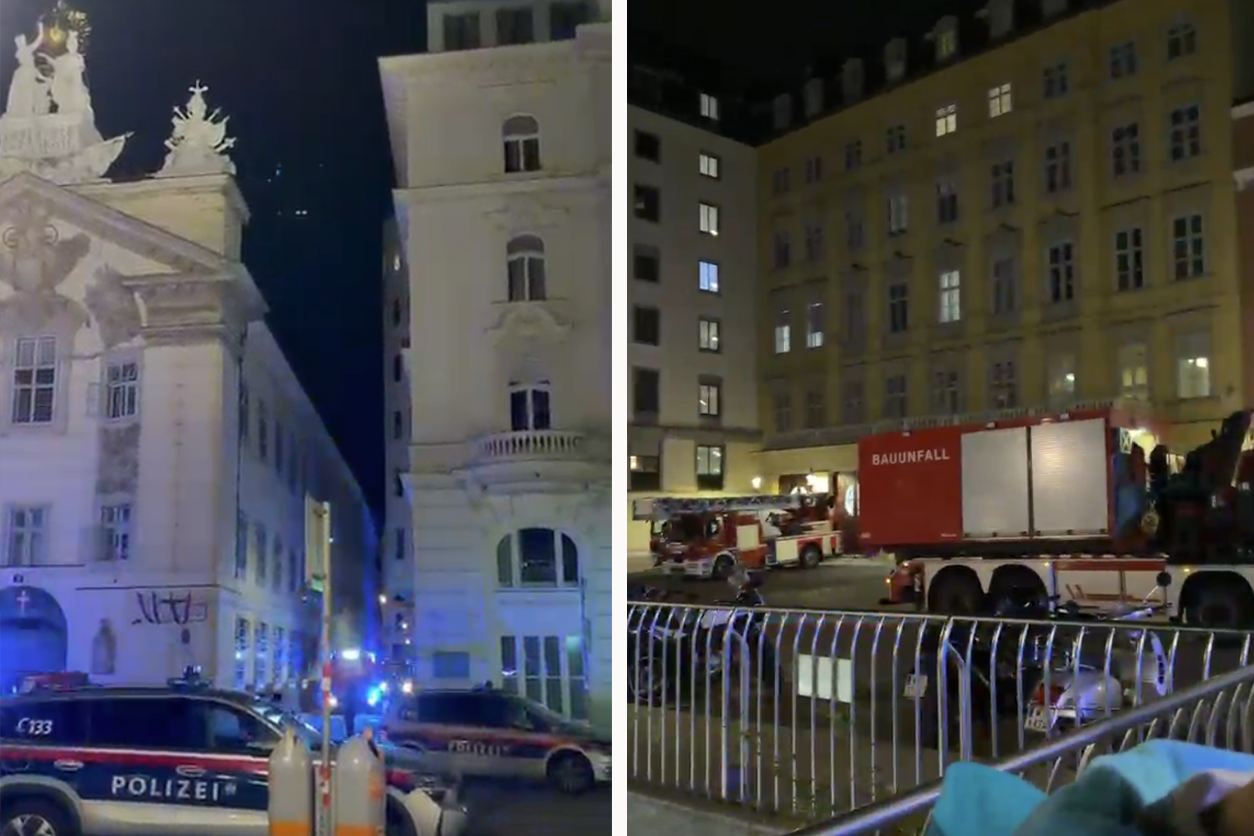 Am Sonntagabend ereignete sich in der Wiener City ein Deckensturz.