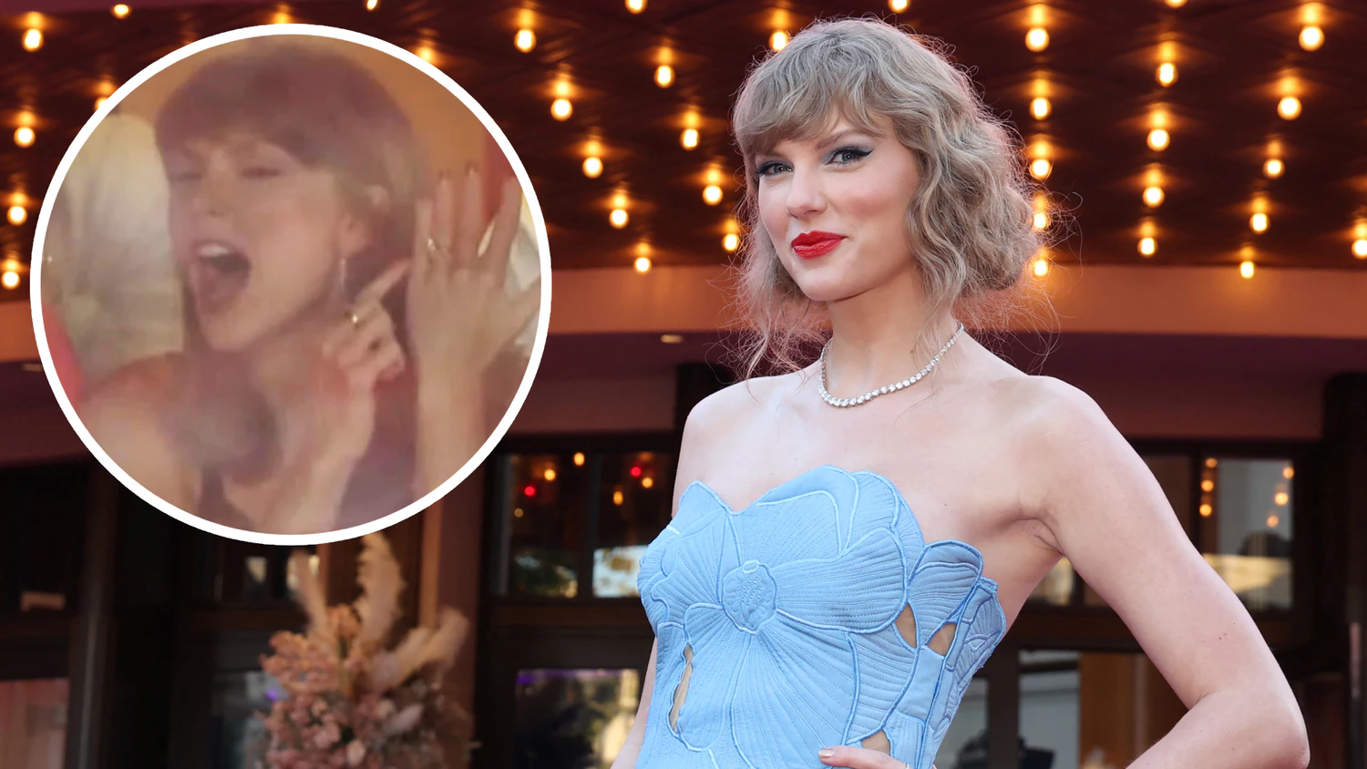 Taylor Swift jubelte in ihrer Loge im Arrowhead Stadium über den Touchdown ihres Mannes.