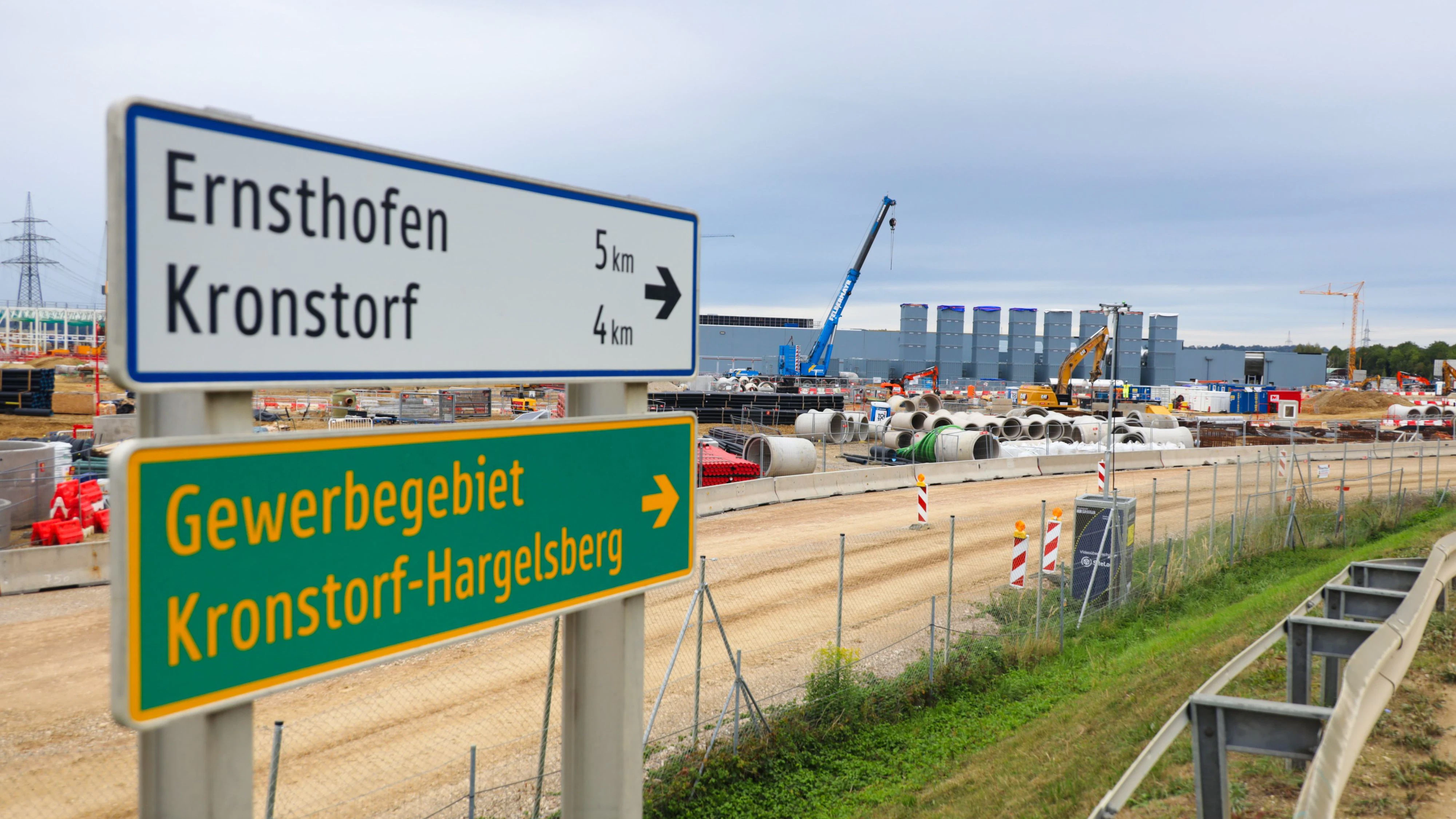 Die Bauarbeiten in Kronstorf sind in vollem Gange.