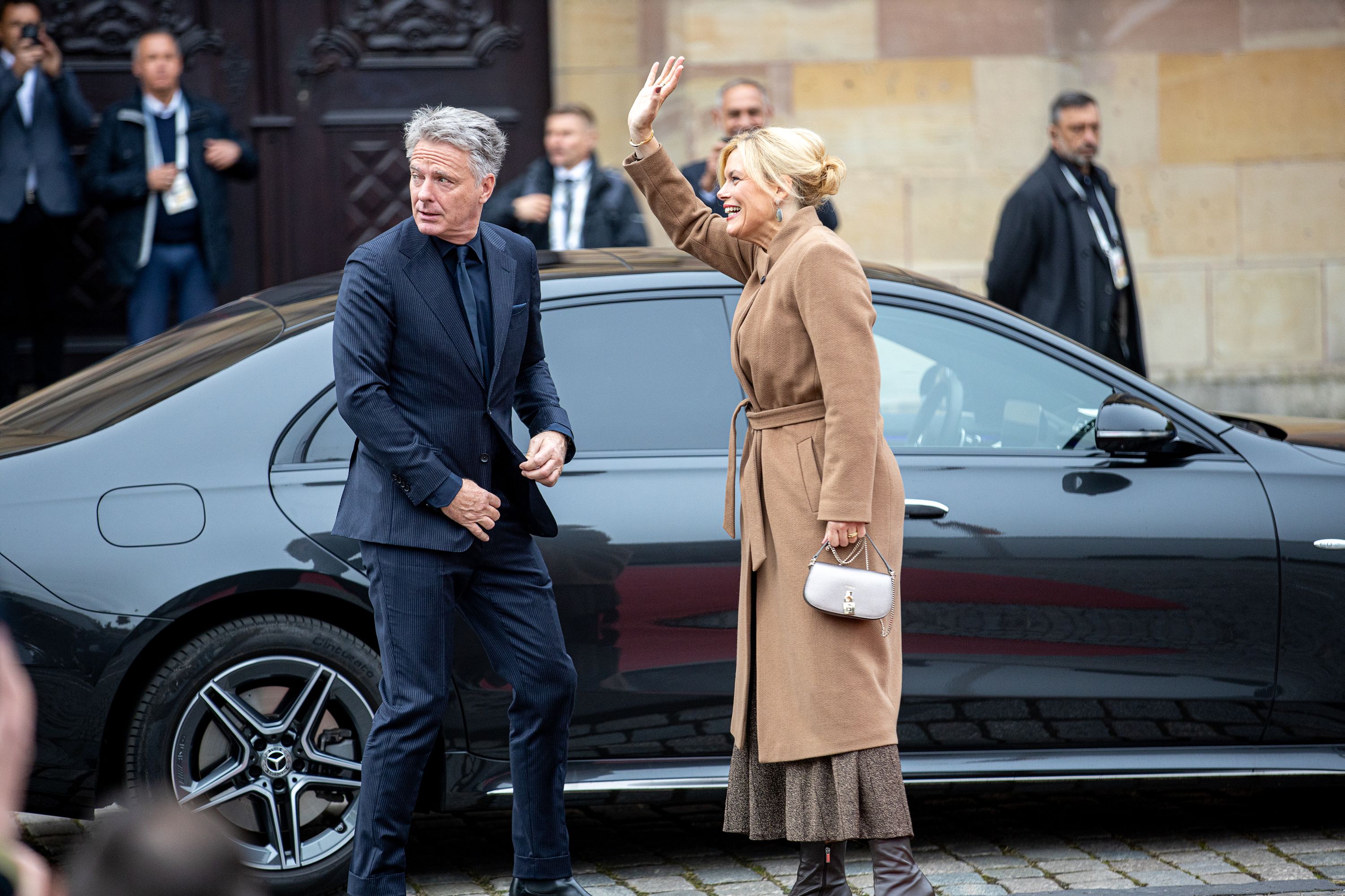 Deutschlands Bundestagspräsidentin Julia Klöckner (53) und TV-Moderator Jörg Pilawa.