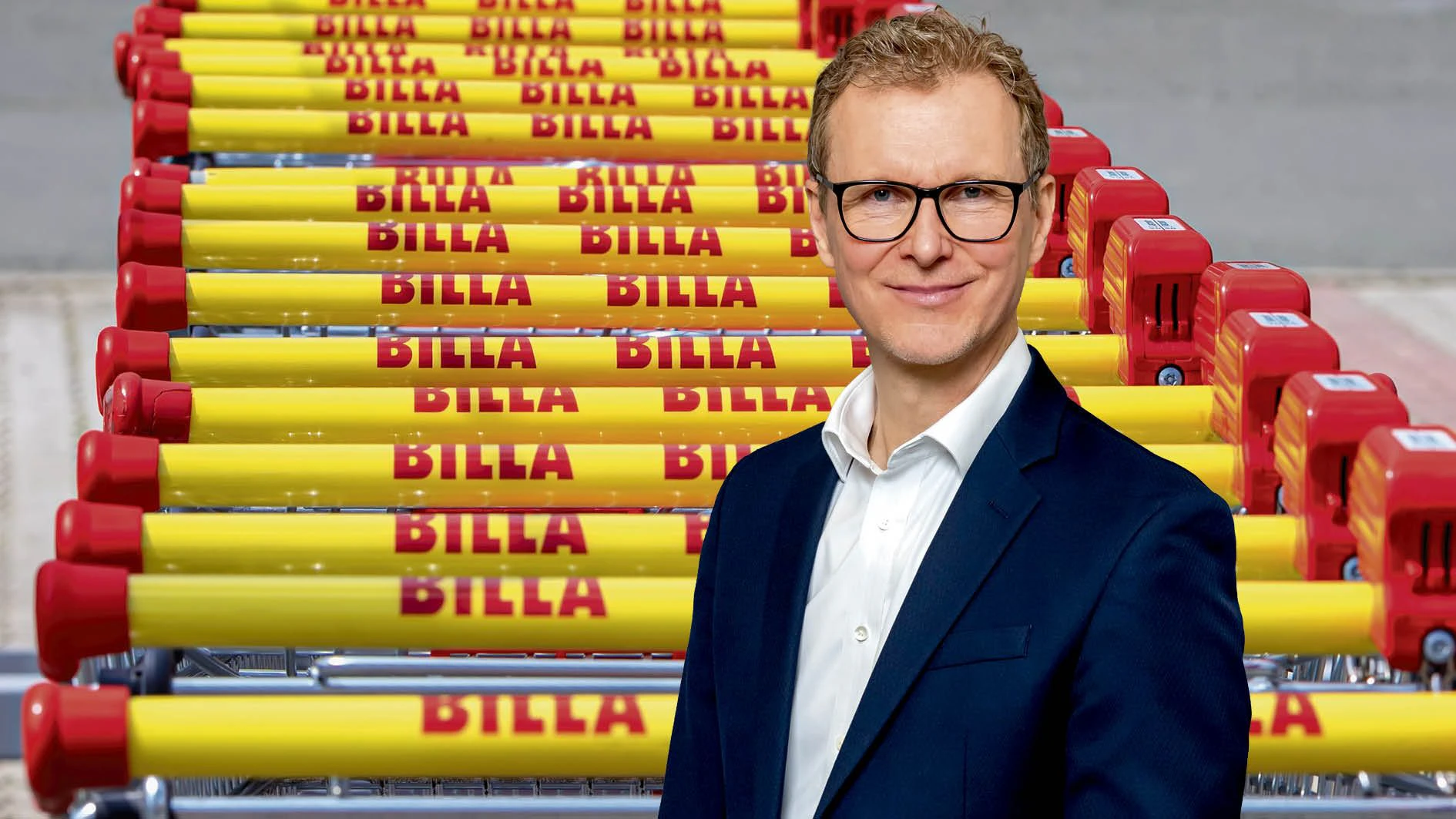Erich Szuchy, Vorstandsvorsitzender von Billa, kündigt die größte Preisoffensive in der Unternehmensgeschichte an.