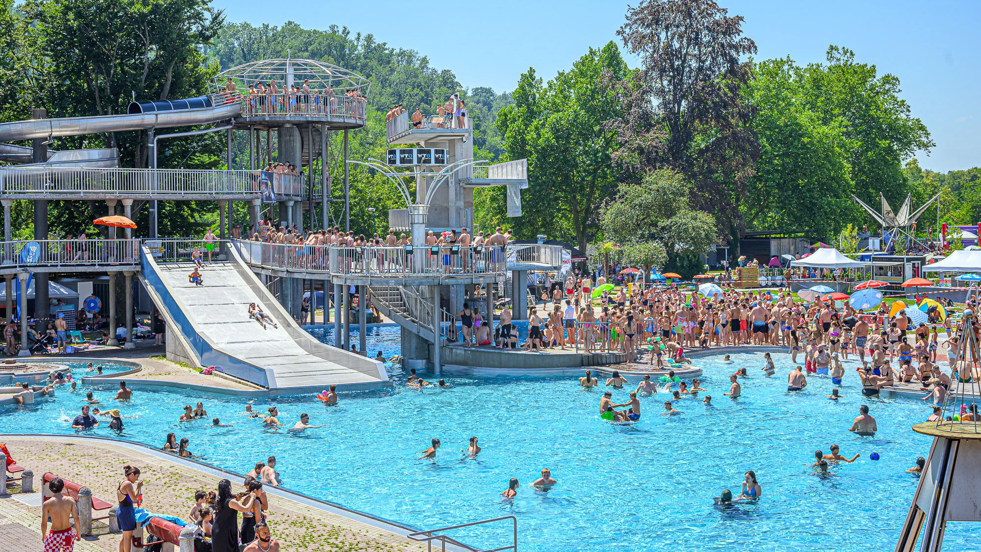 Zum 70-jährigen Bestehen feierte das Welldorado Ende Juni ein großes Jubiläums-Badfest.