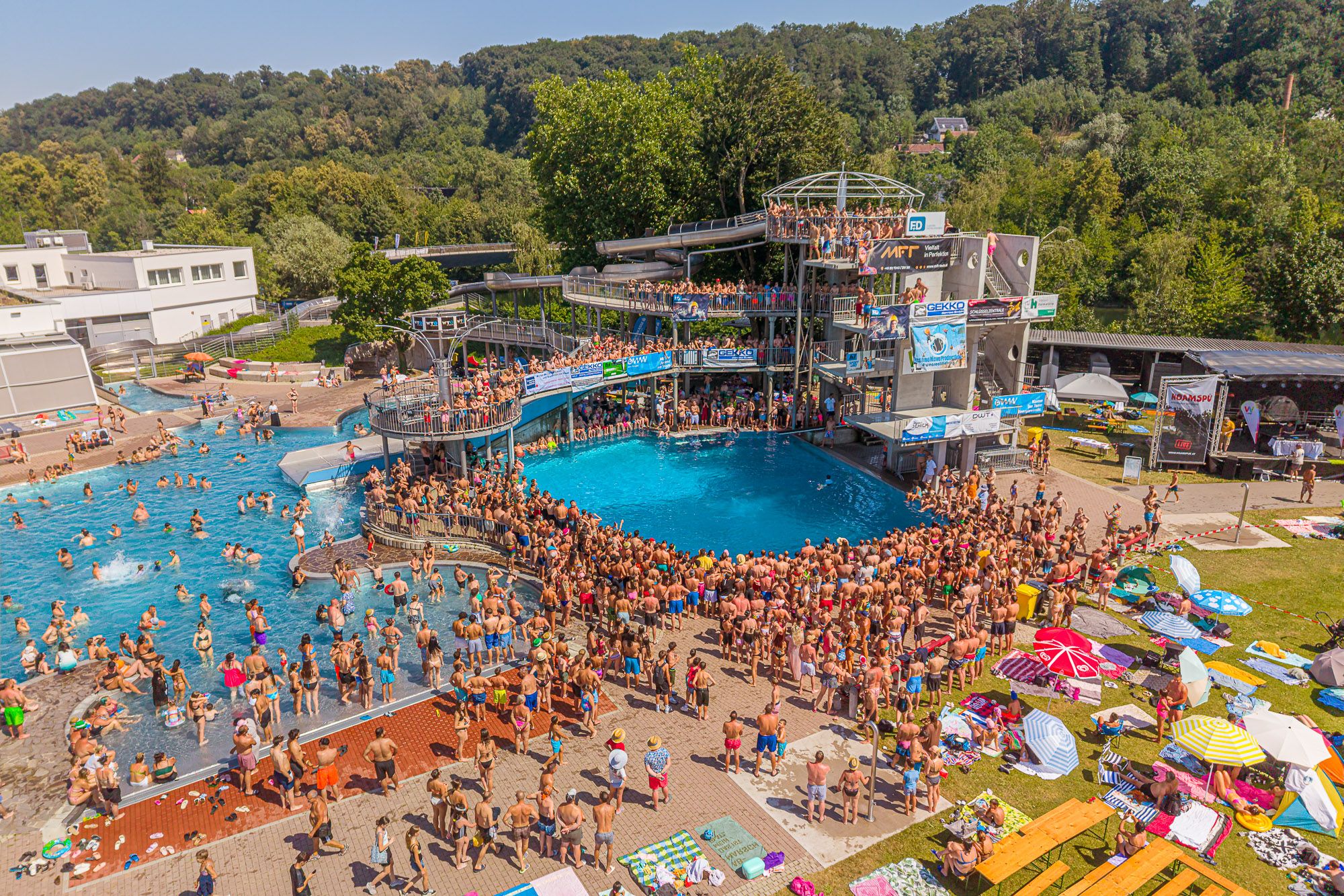 Rekord zum 70er: Das Welldorado-Freibad zählte heuer knapp 100.700 Besuche.