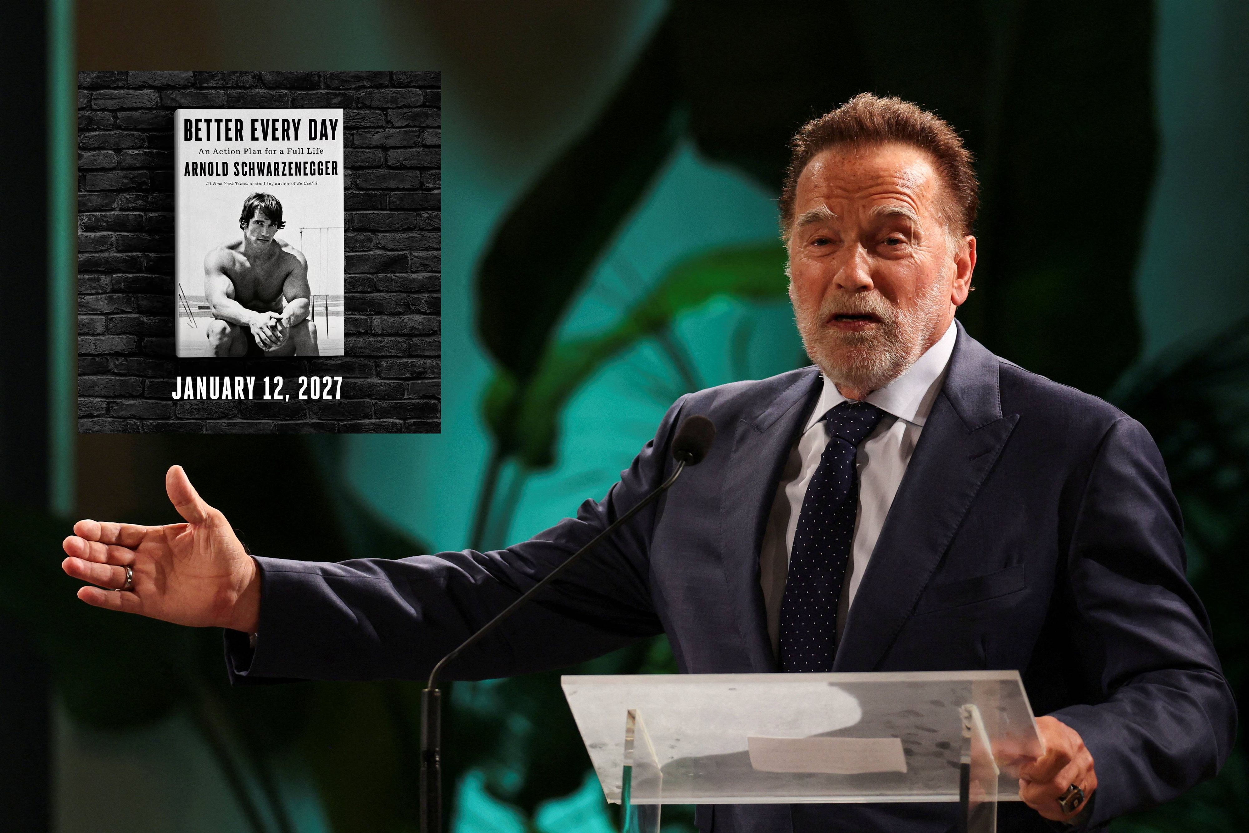 Im Jänner 2027 kommt Schwarzeneggers neues Buch 