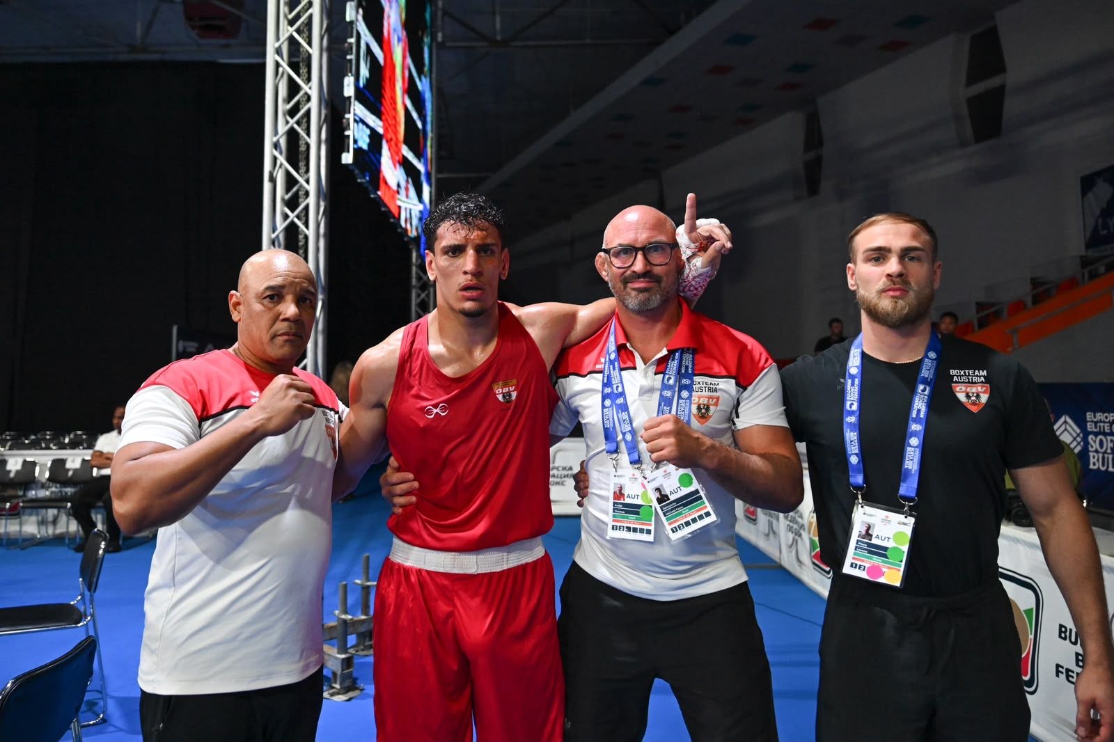 Michael Derouiche vom Boxteam Bounce hat bei der EM eine Medaille sicher.