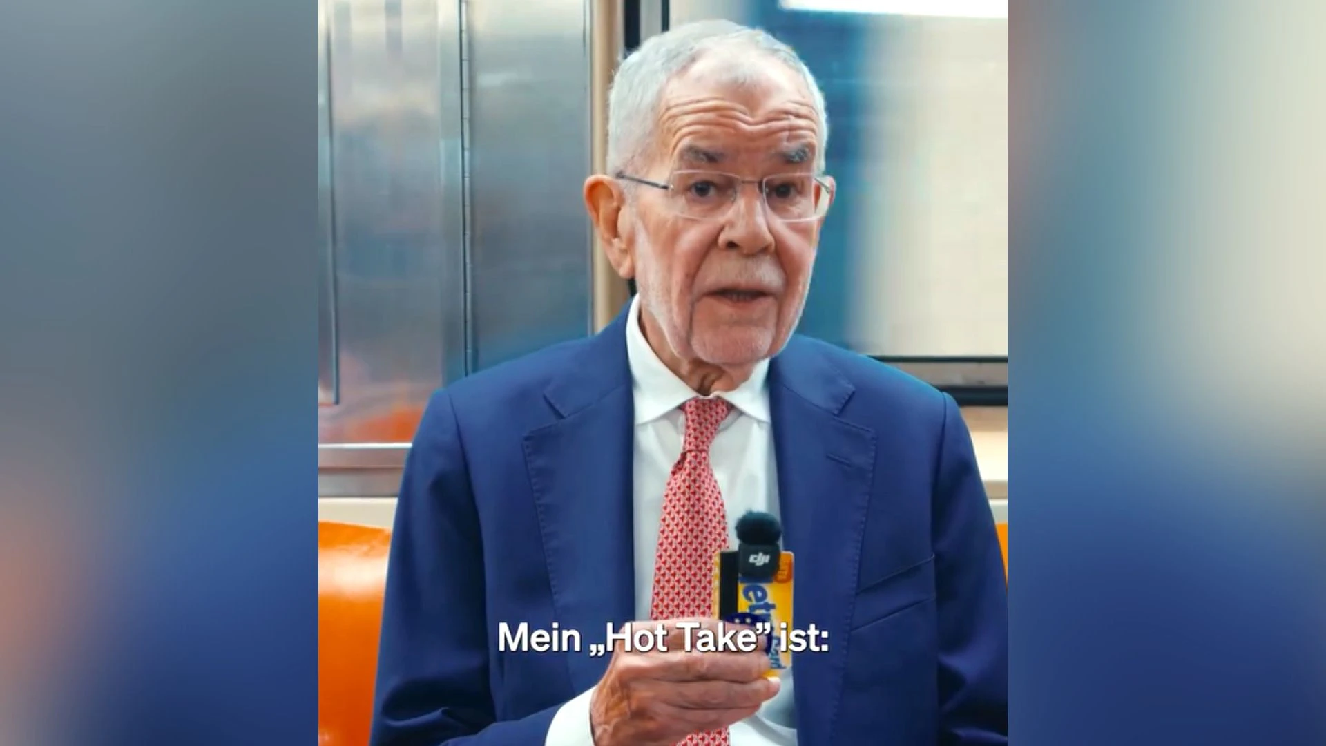 Bundespräsident Alexander Van der Bellen hat sich Montagabend (21. September) mit einem "Hot Take" aus der New Yorker Metro mit einem deutlichen Appell zu Europa gemeldet.