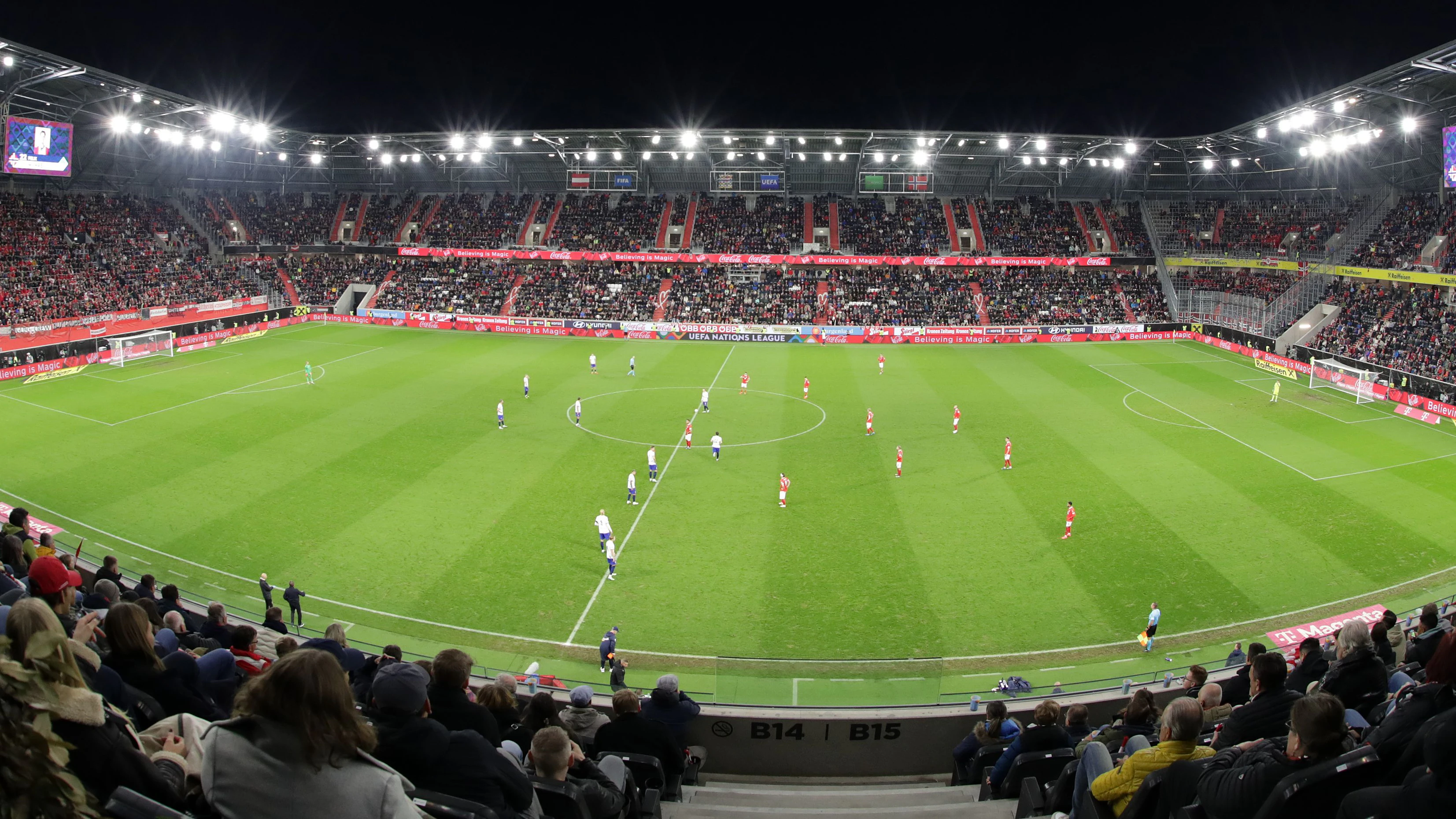 Die Raiffeisen Arena in Linz