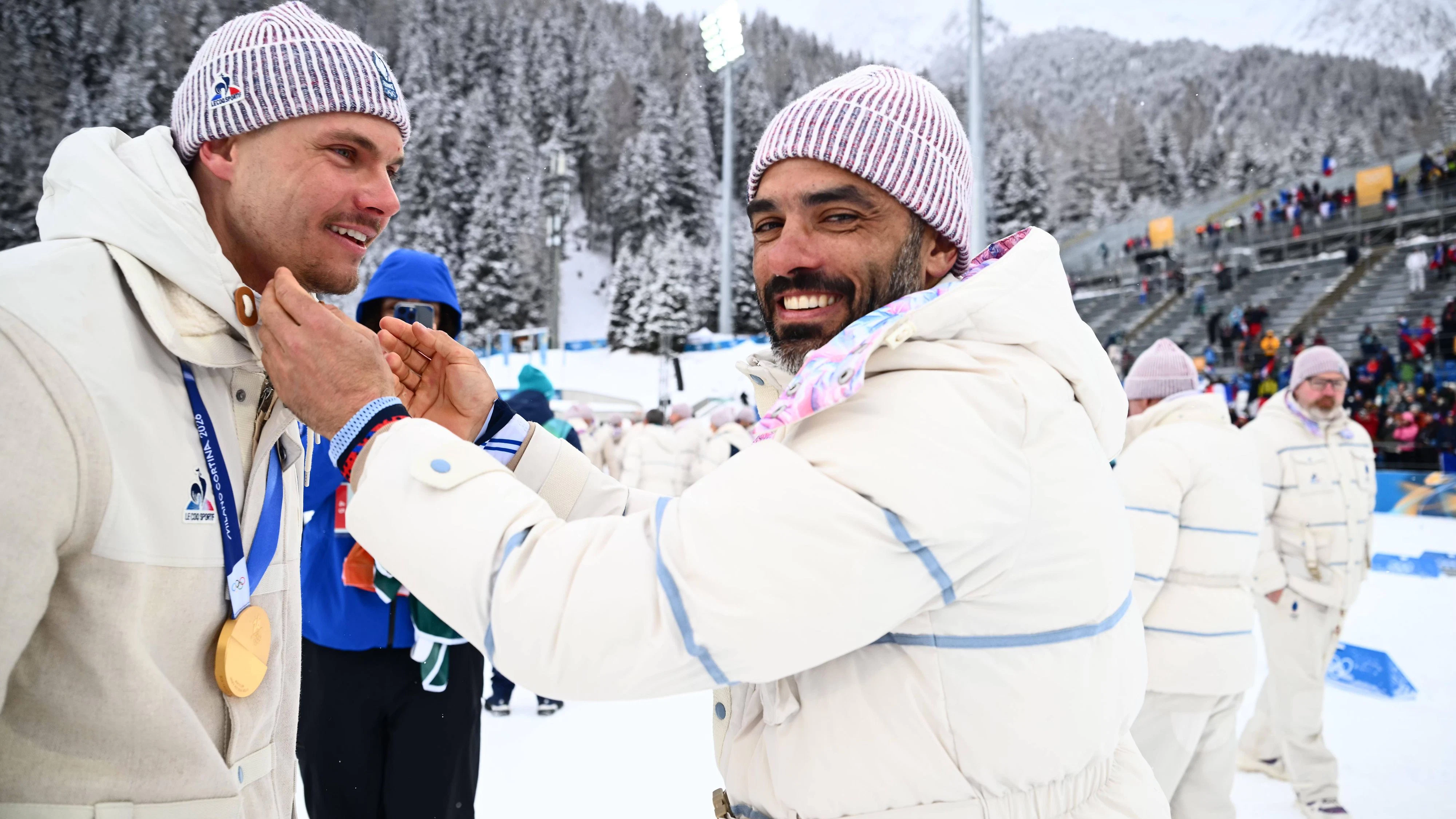 jacquelin emilien - fra - fourcade simon BIATHLON JO MILAN CORTINA 2026 2026 RELAIS 4X7.5 KM HOMMES BIATHLON ARENA ANTHOLZ ANTERSELVA ITALIE 17/02/2026 GARNIER ETIENNE BIATHLON JO MILAN CORTINA 2026 2026 RELAIS 4X7.5 KM HOMMES BIATHLON ARENA ANTHOLZ ANTERSELVA ITALIE 17/02/2026 GARNIER ETIENNE ANTHOLZ ANTERSELVA BIATHLON ARENA Italie GermanyxJapanxUKxFrancexBelgiumxOUT *** jacquelin emilien fra fourcade simon BIATHLON JO MILAN CORTINA 2026 2026 RELAIS 4X7 5 KM HOMMES BIATHLON ARENA ANTHOLZ ANTERSELVA ITALIE 17 02 2026 GARNIER ETIENNE BIATHLON JO MILAN CORTINA CORTINA 2026 2026 RELAIS 4X7 5 KM HOMMES BIATHLON ARENA ANTHOLZ ANTERSELVA ITALIE 17 02 2026 GARNIER ETIENNE ANTHOLZ ANTERSELVA BIATHLON ARENA Italie GermanyxJapanxUKxFrancexBelgiumxOUT PUBLICATIONxNOTxINxGERxFRAxBELxUKxJPN Copyright: xGARNIERxETIENNEx