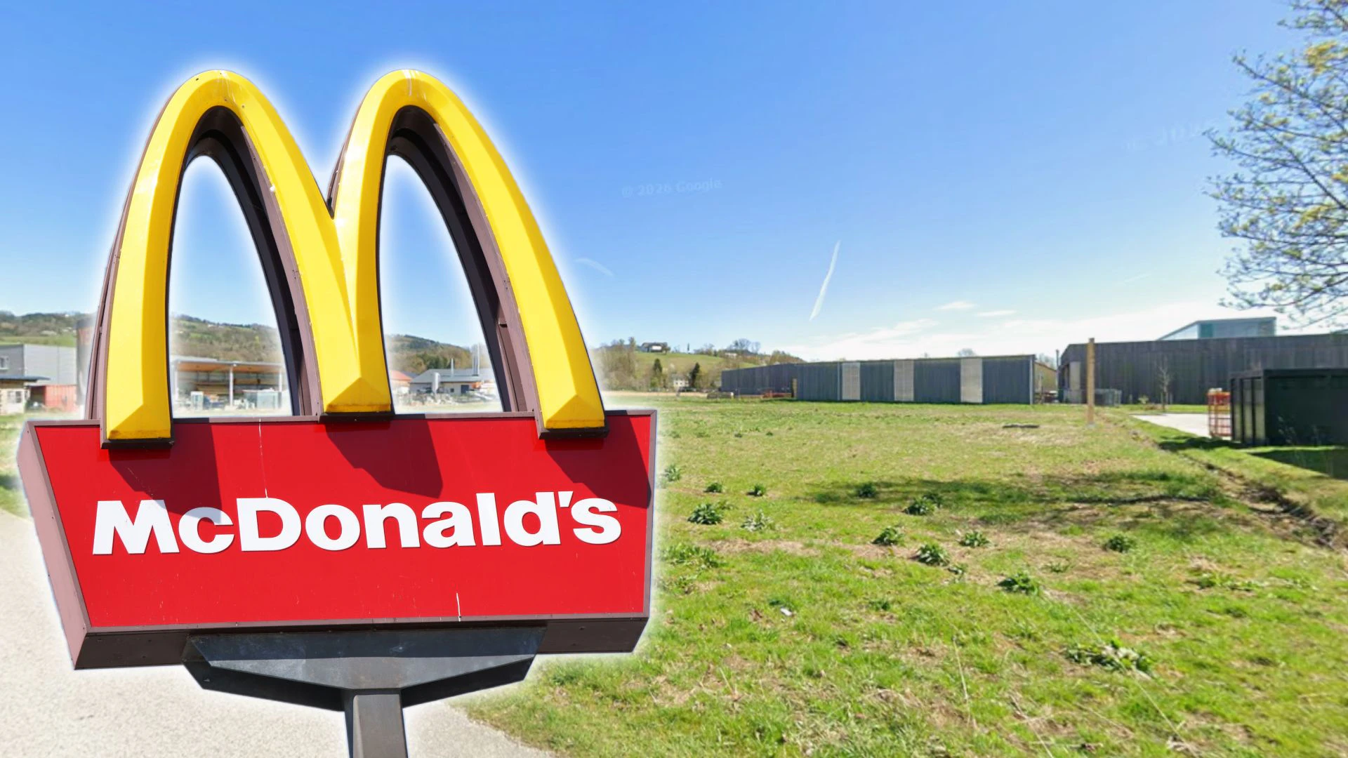 Auf diesem Grundstück soll eine McDonald's Filiale entstehen – Anrainer wehren sich dagegen. (Symbolbild)