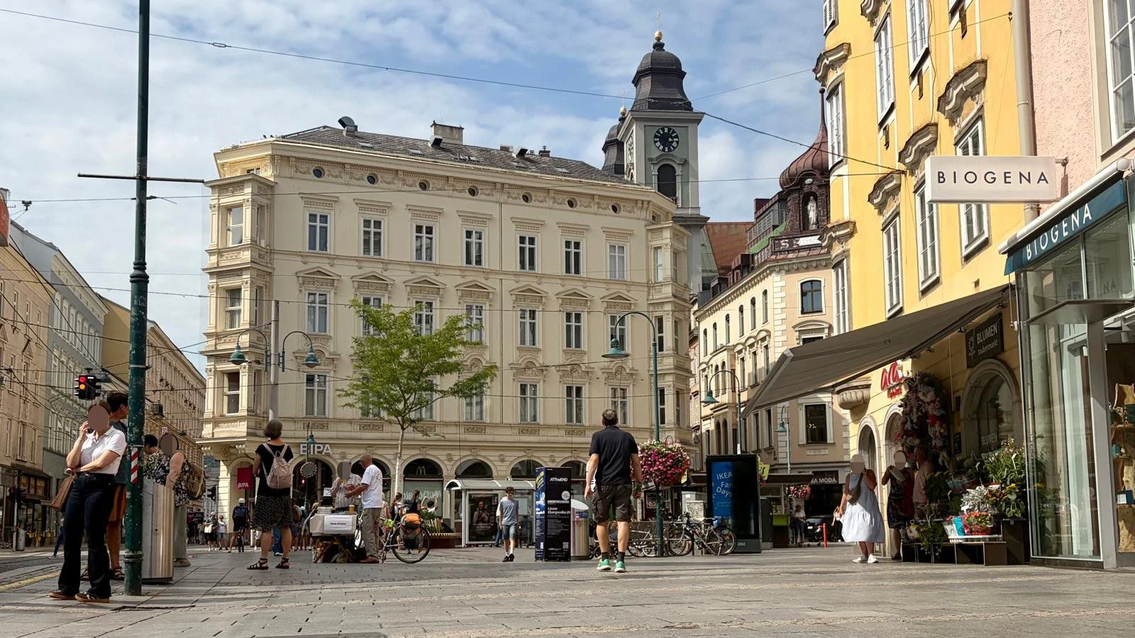 Hunderte Menschen beteiligten sich an der groß angelegten Erhebung der Stadt Linz.
