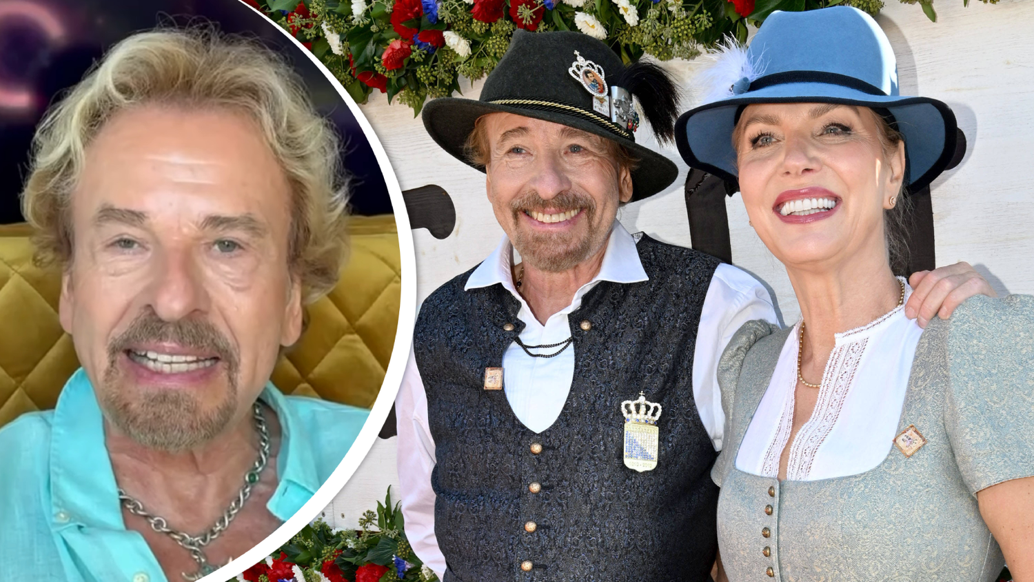 Auch letztes Jahr war Gottschalk beim Oktoberfest, wie hier auf dem Foto zu sehen.