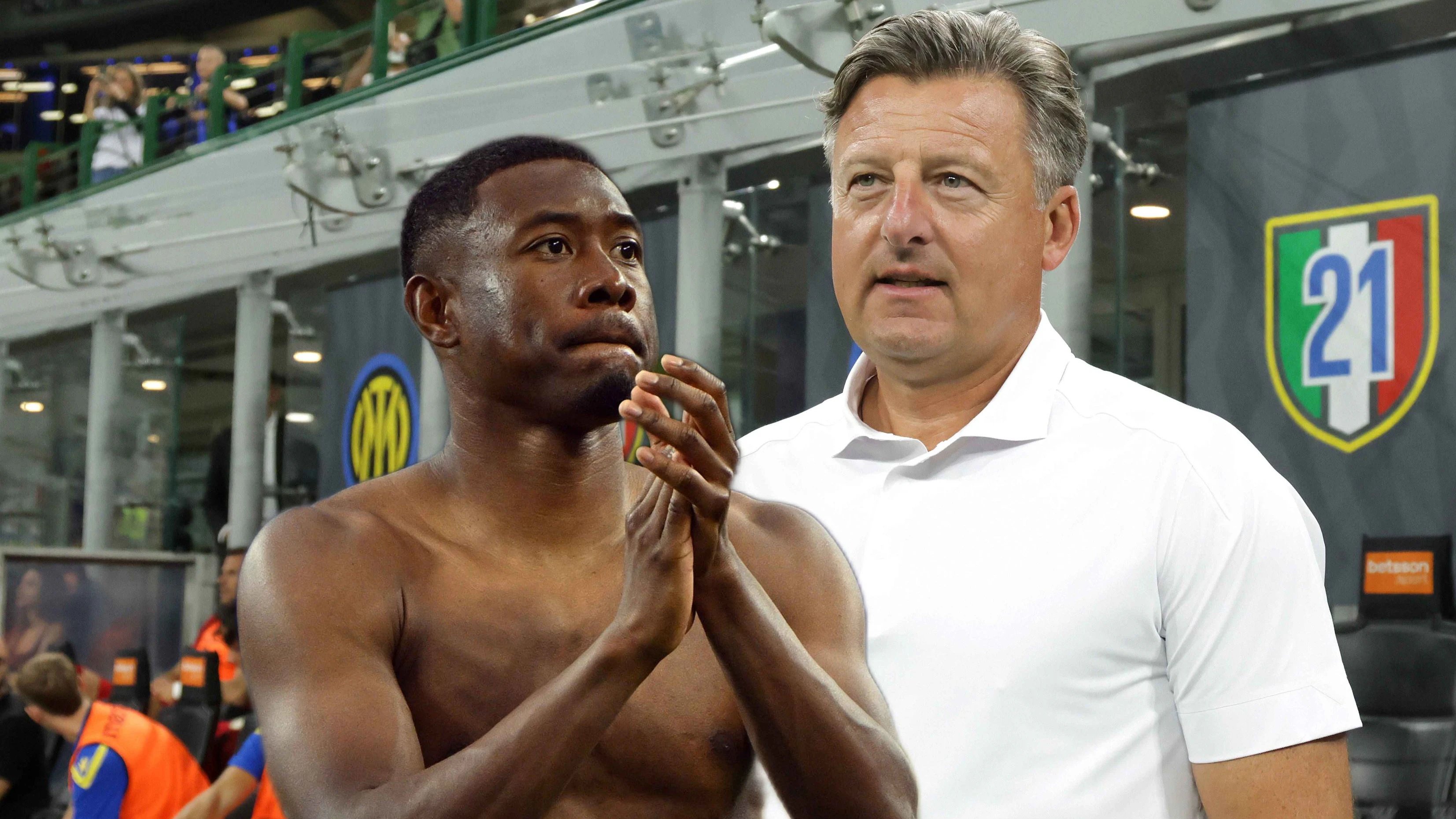 David Alaba kann mit Kosta Runjaic über Wien plaudern.
