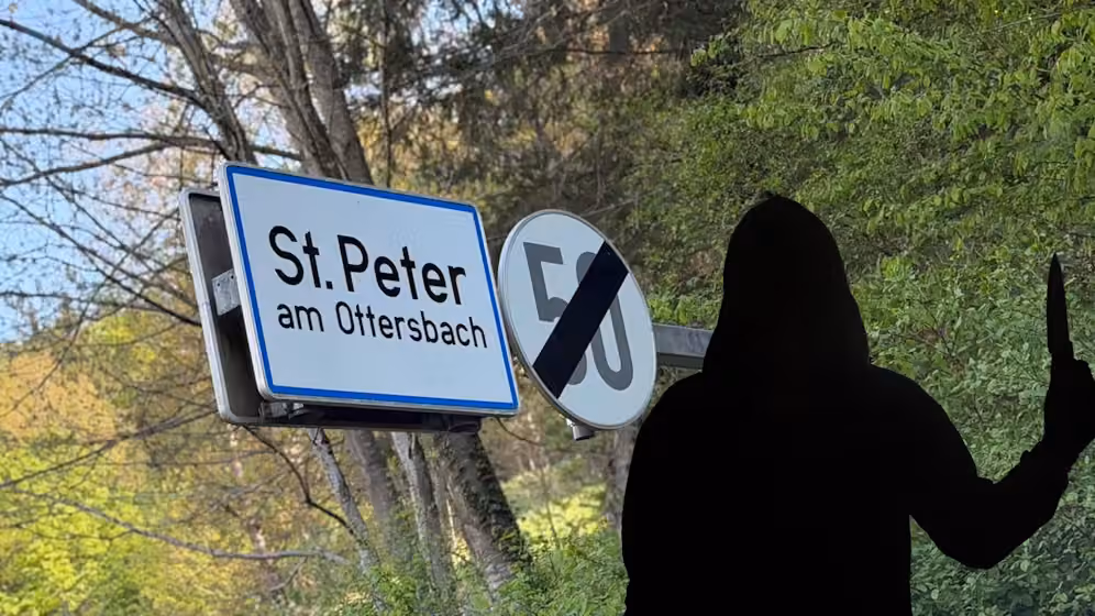 Die schreckliche Bluttat spielte sich in St. Peter am Ottersbach ab.