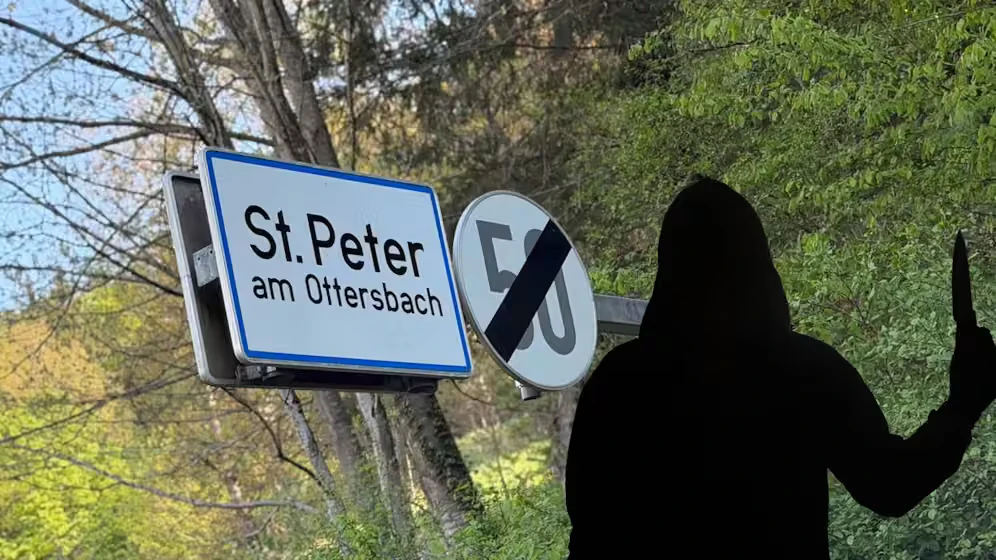 Die schreckliche Bluttat spielte sich in St. Peter am Ottersbach ab.