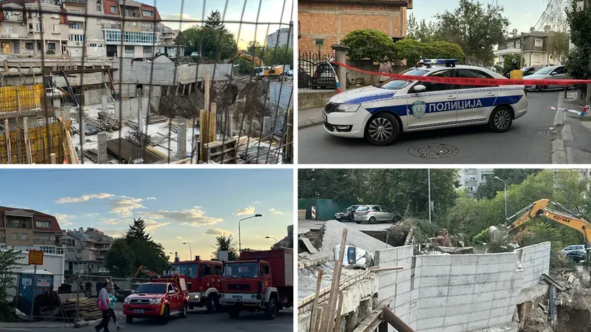 Drama am Balkan! Krater verschluckt Parkplatz und Auto