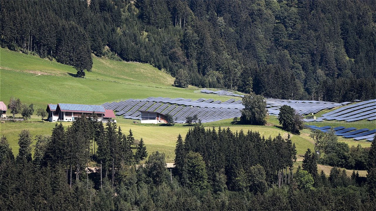 Solaranlage auf dem Dach