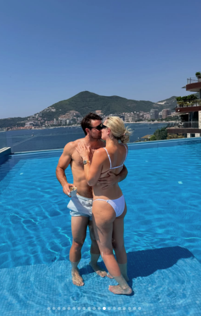 Lindsey Vonn und Matthieu Bailet.
