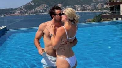 Lindsey Vonn und Matthieu Bailet.