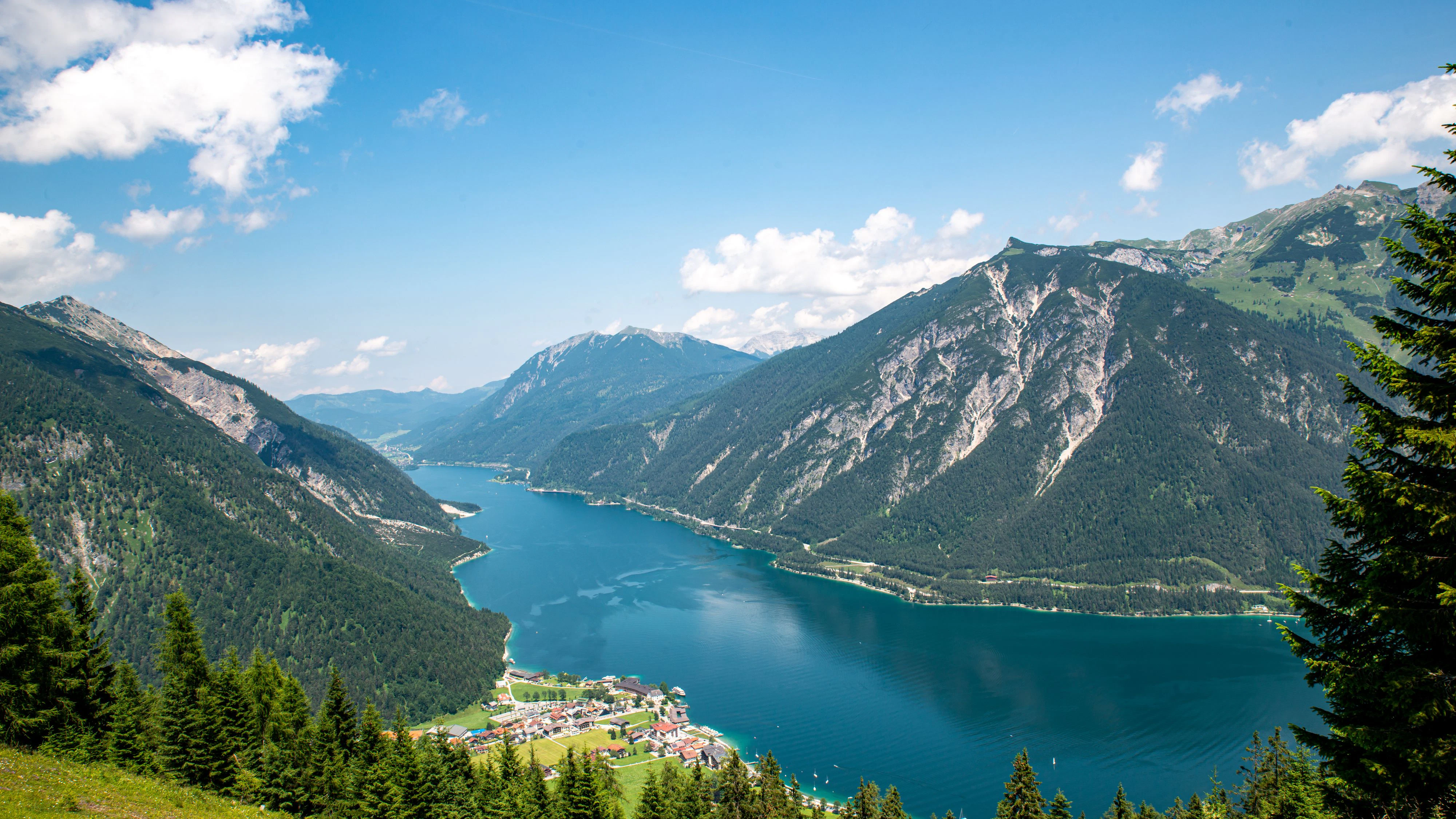 The Achensee in Tyrol is a popular destination for excursions