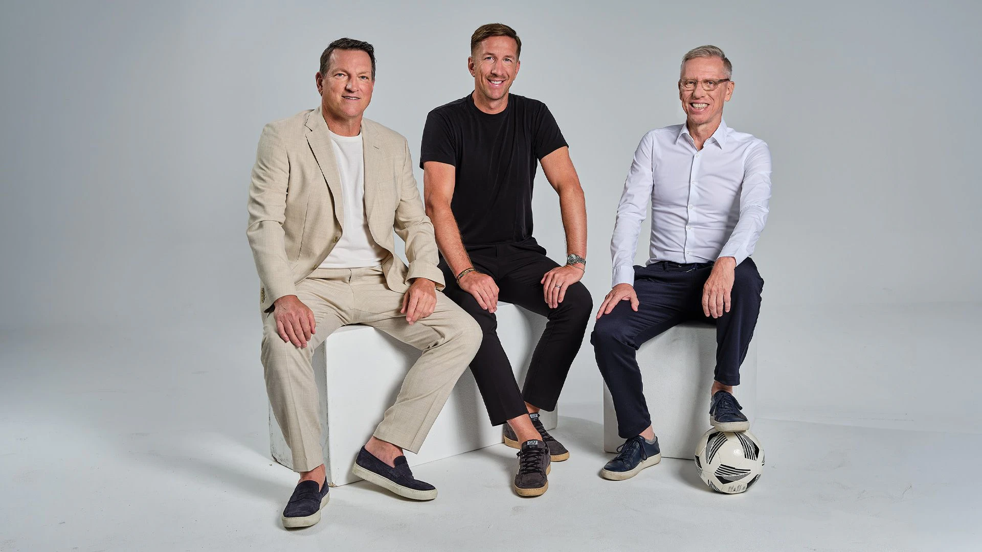 Andreas Herzog und Marc Janko  bilden jetzt gemeinsam mit Peter Stöger das Experten-Trio von win2day.
