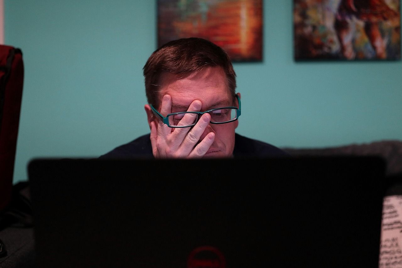 Frustration am Computer wegen Windows-Update