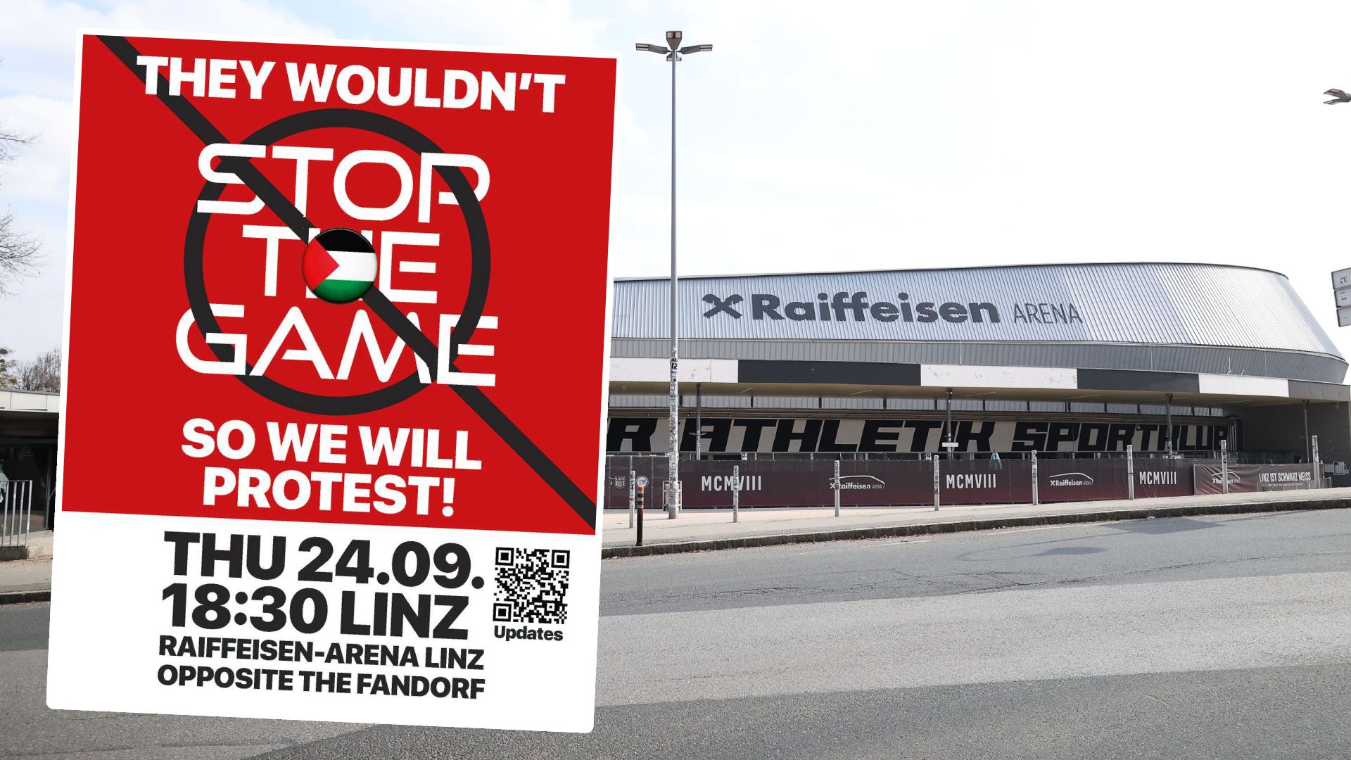 Vor dem Spiel am Abend hat unter anderem die Initiative 
