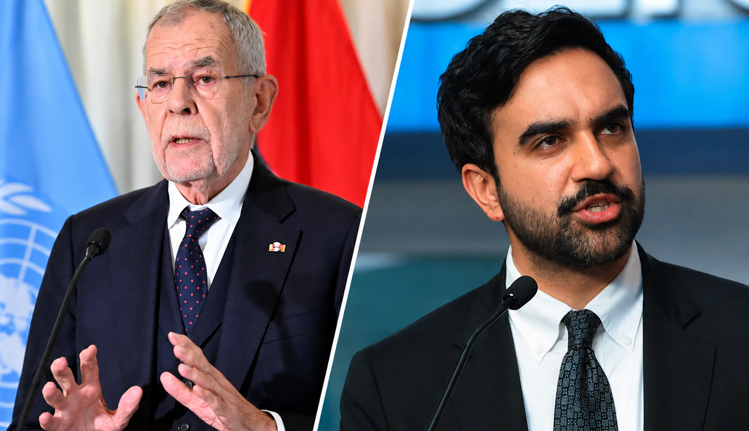 Bundespräsident Alexander Van der Bellen traf New Yorks Bürgermeister Zohran Mamdani.