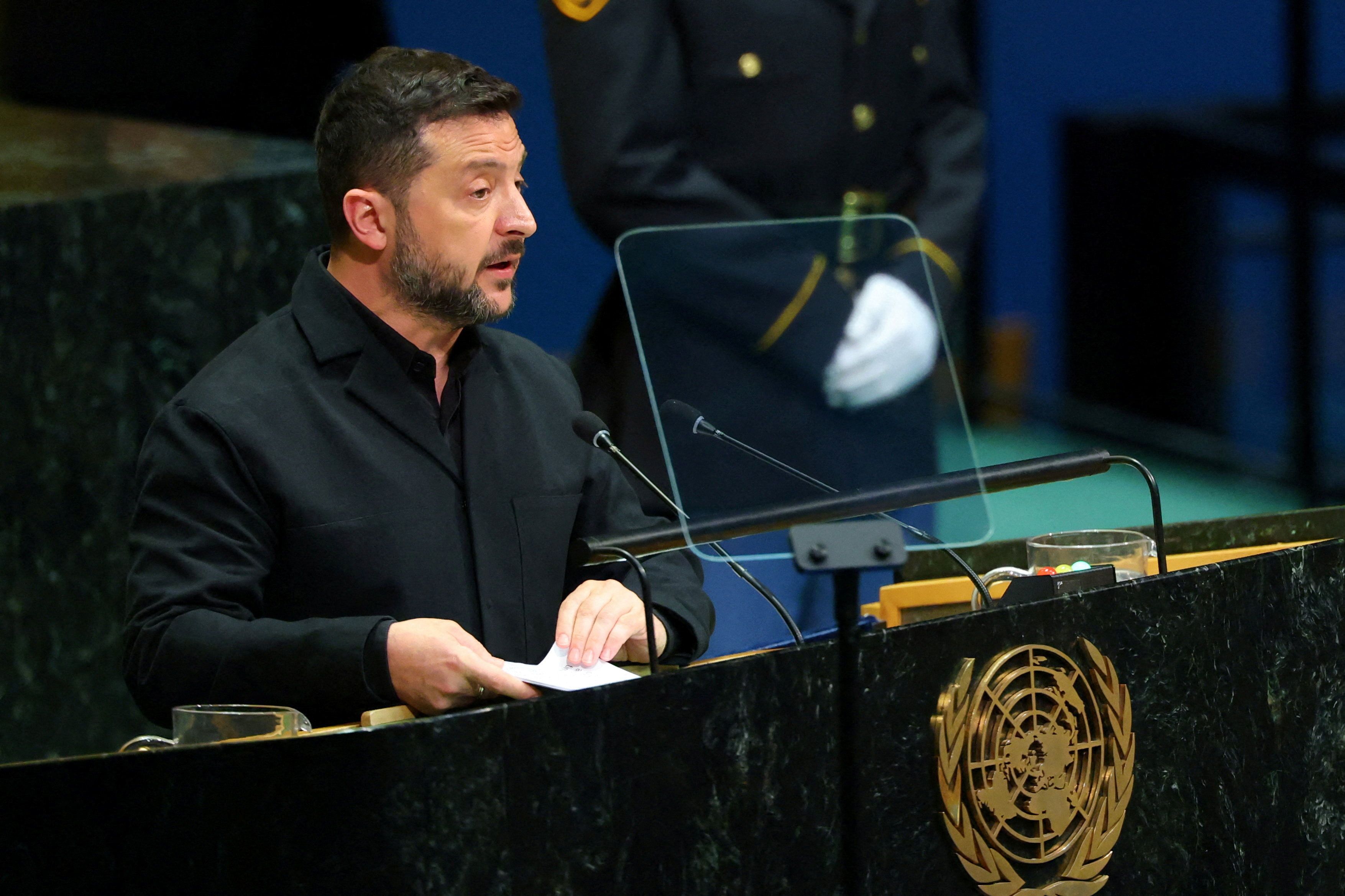 Der ukrainische Präsident Wolodymyr Selenskyj hat seinen russischen Amtskollegen Wladimir Putin hart kritisiert. 
