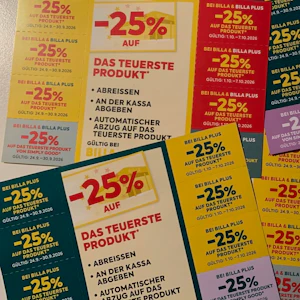 Bons statt Pickerln: Was wirklich hinter dem neuen Billa-Rabatt steckt