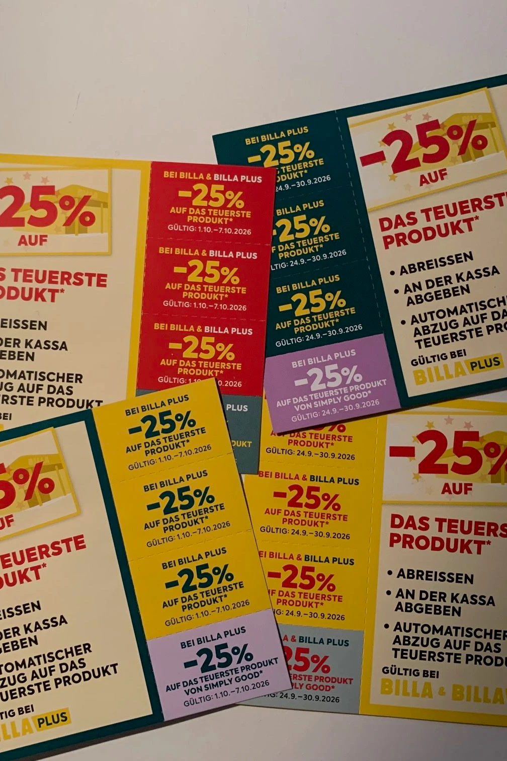 Die neuen Rabatt-Bons werden wie die bisherigen Pickerln über Postwurfsendungen und Tageszeitungen verteilt