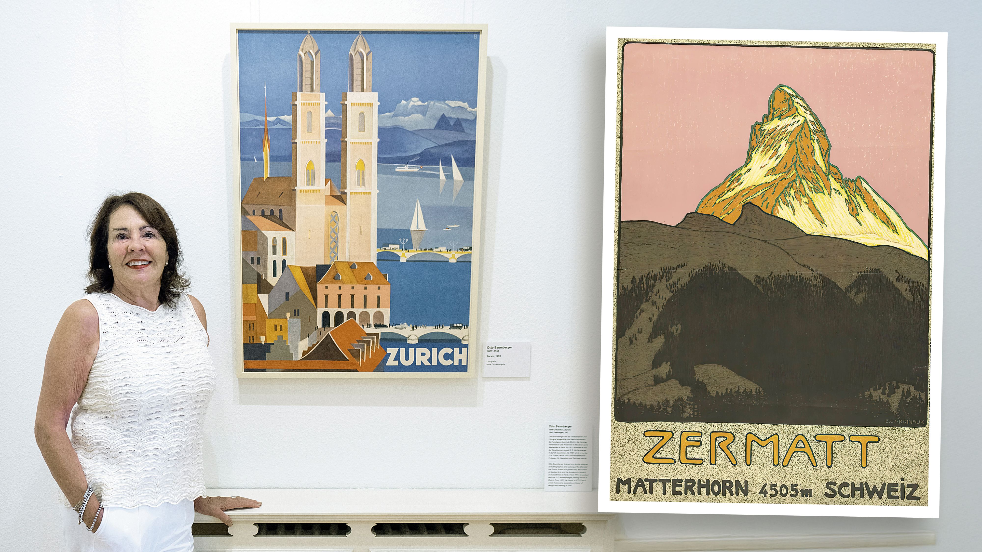 Beatrice Müller zeigt in einer Schau in der Schweiz historische Werbeplakate wie 
