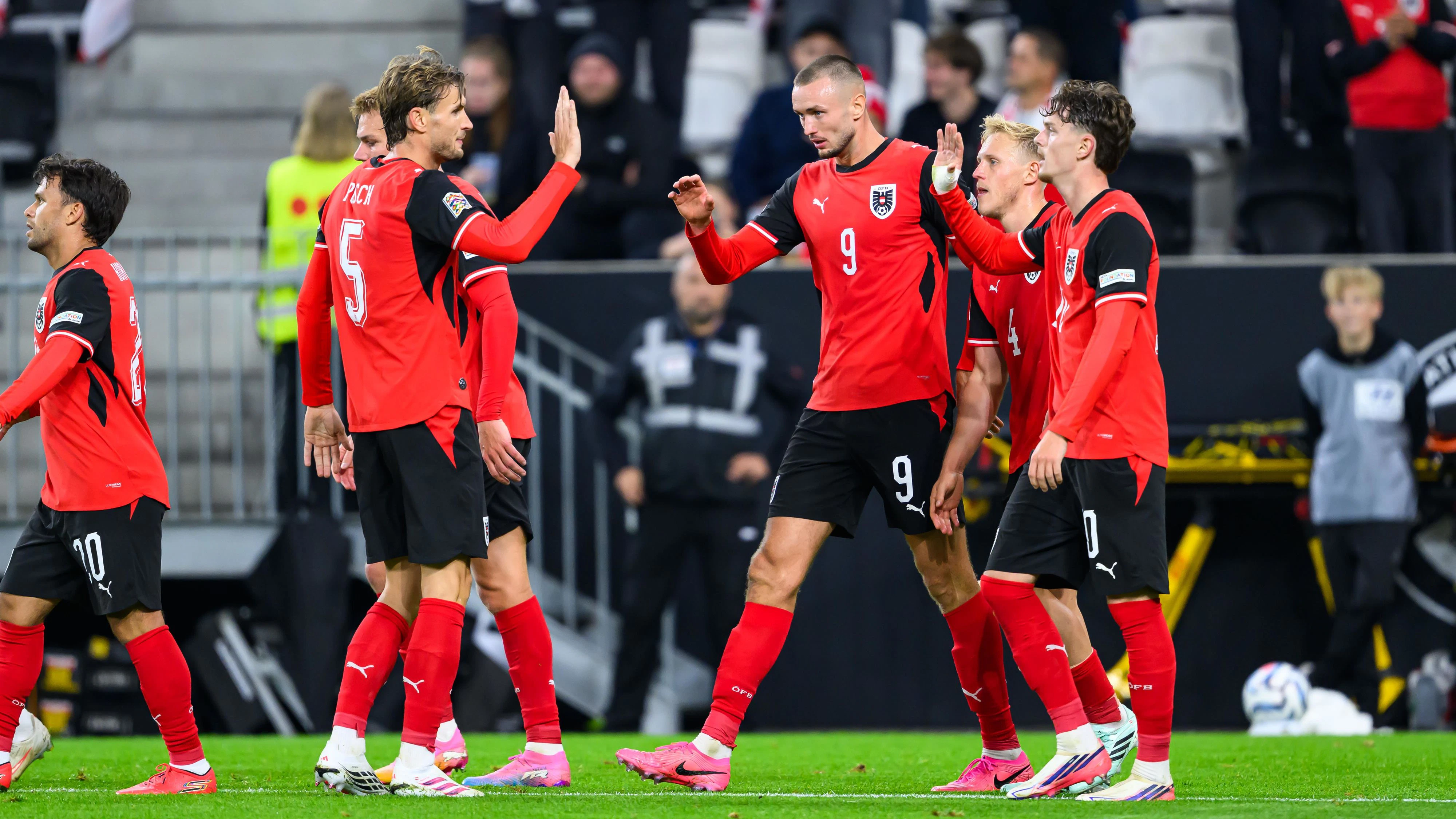 Österreich schlug Israel zum Nations-League-Auftakt.