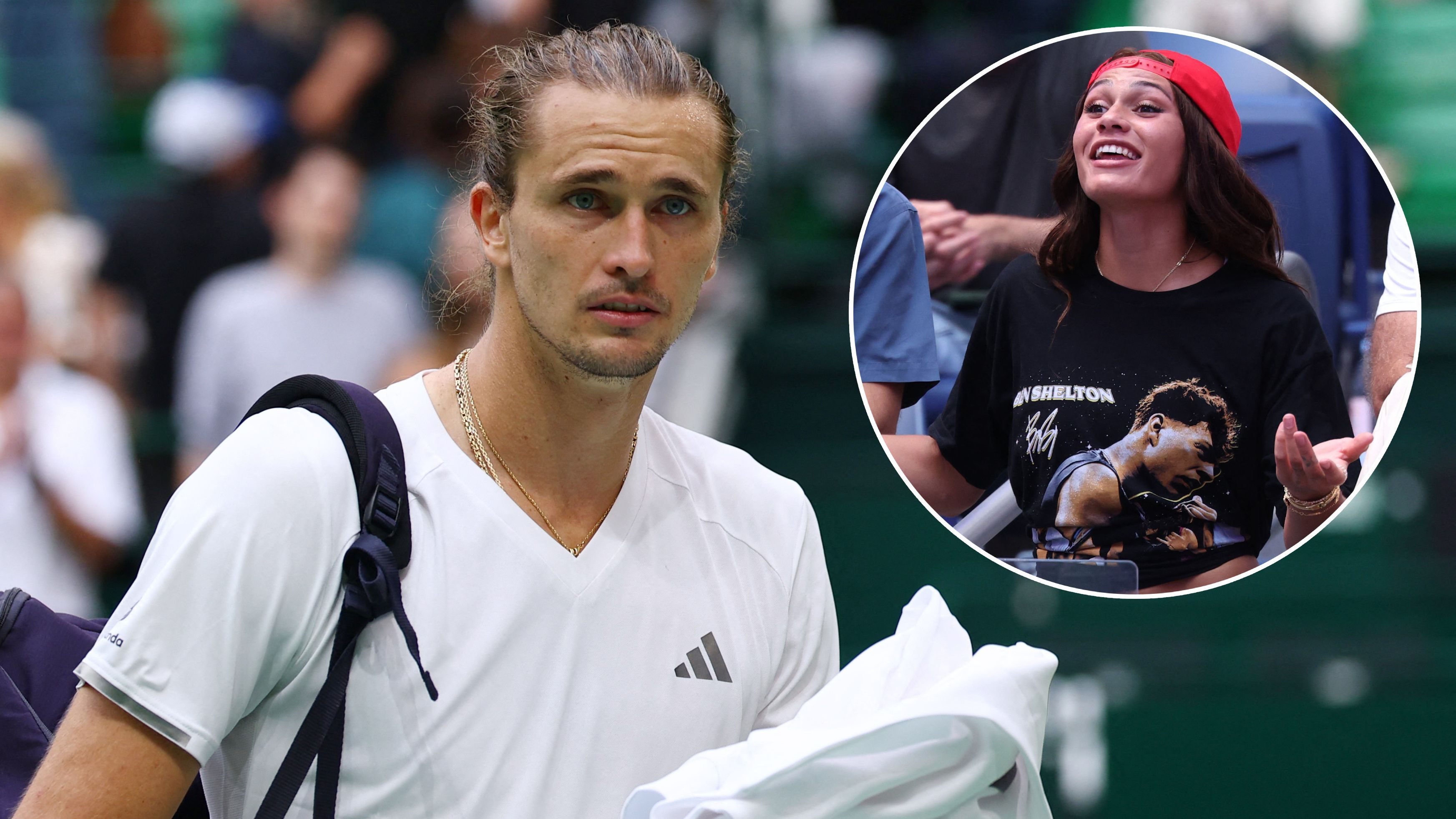 Alexander Zverev und Trinity Rodman