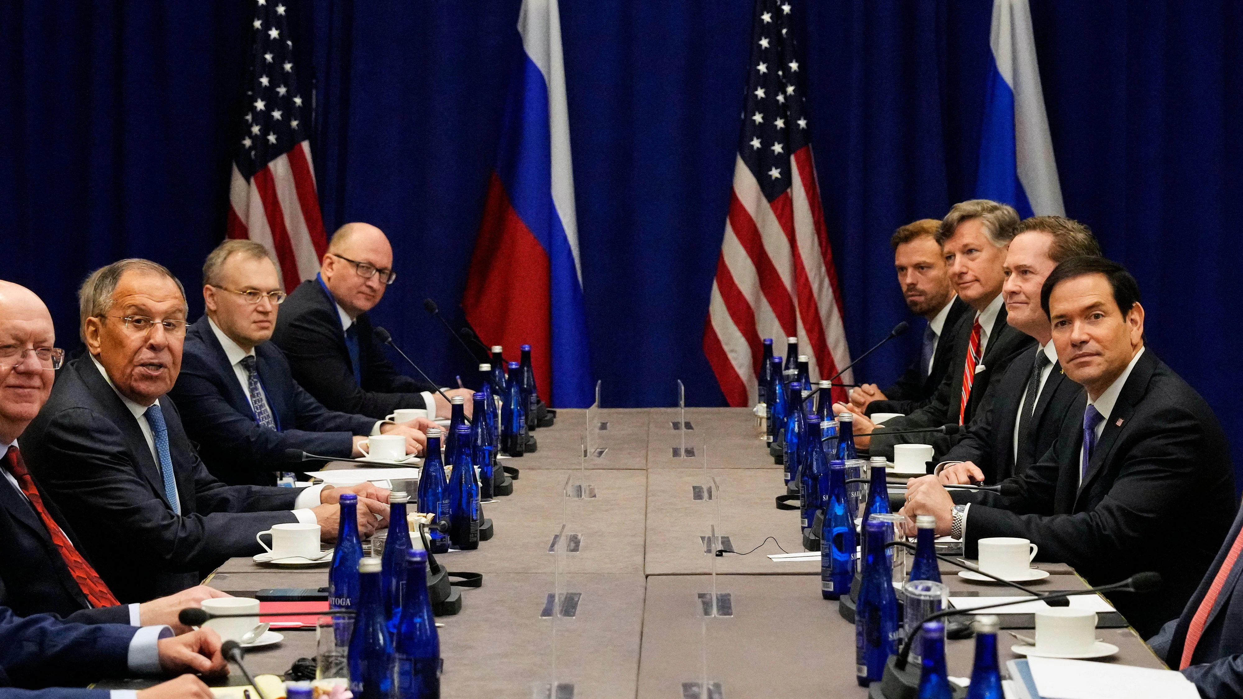 United States Secretary of State Marco Rubio meets with Russian Foreign Minister Sergey Lavrov in New York, US, September 23, 2026. Yuki Iwamura/Pool via REUTERS