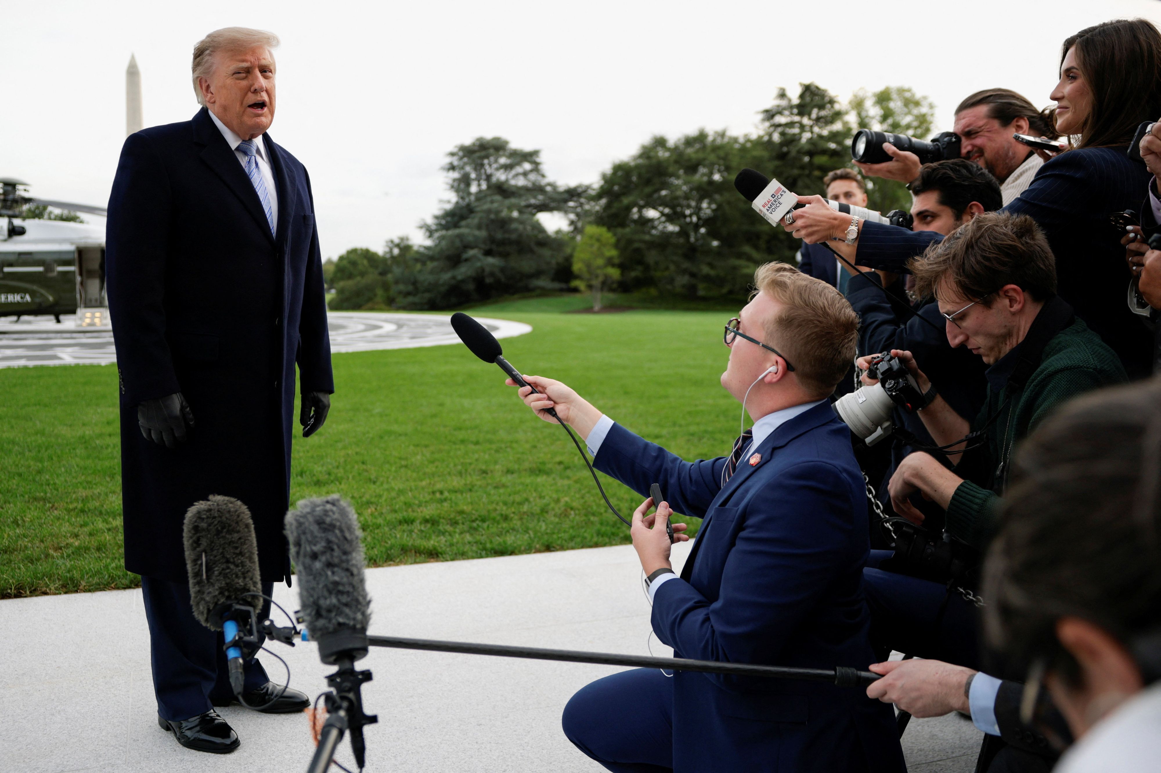 US-Präsident Trump liegt häufig mit den Medien im Clinch.