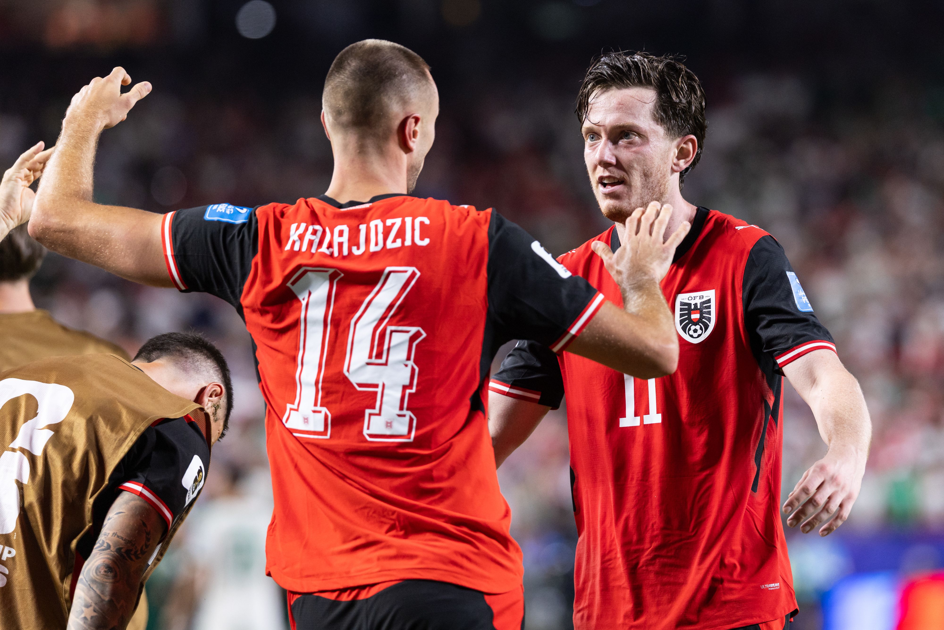 Sasa Kalajdzic und ÖFB-Kapitän Michael Gregoritsch.