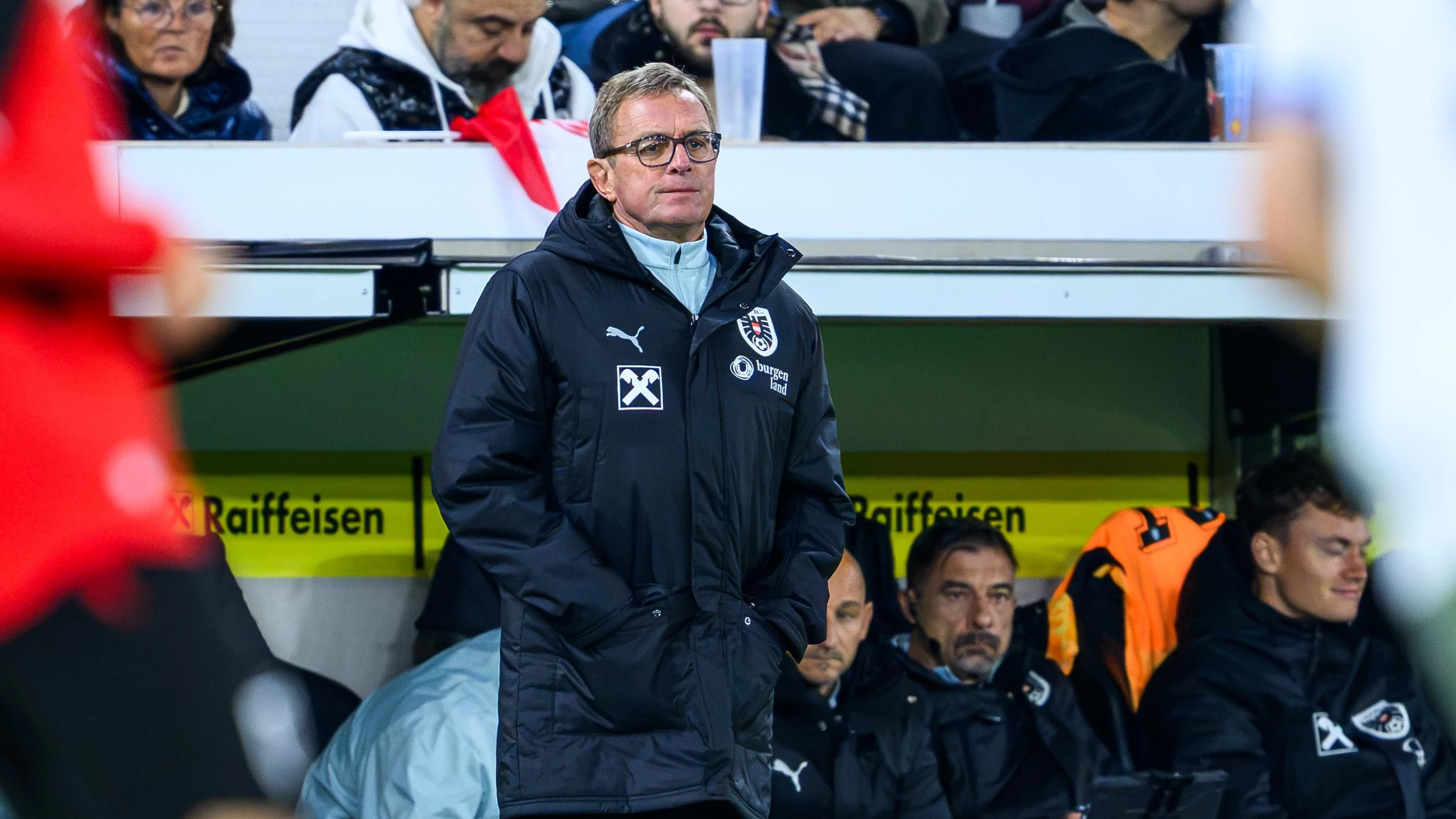 LINZ,AUSTRIA,24.SEP.26 - SOCCER - UEFA Nations League, group stage, OEFB international match, Austria vs Israel. Image shows head coach Ralf Rangnick (AUT). Photo: GEPA pictures/ Christian Moser