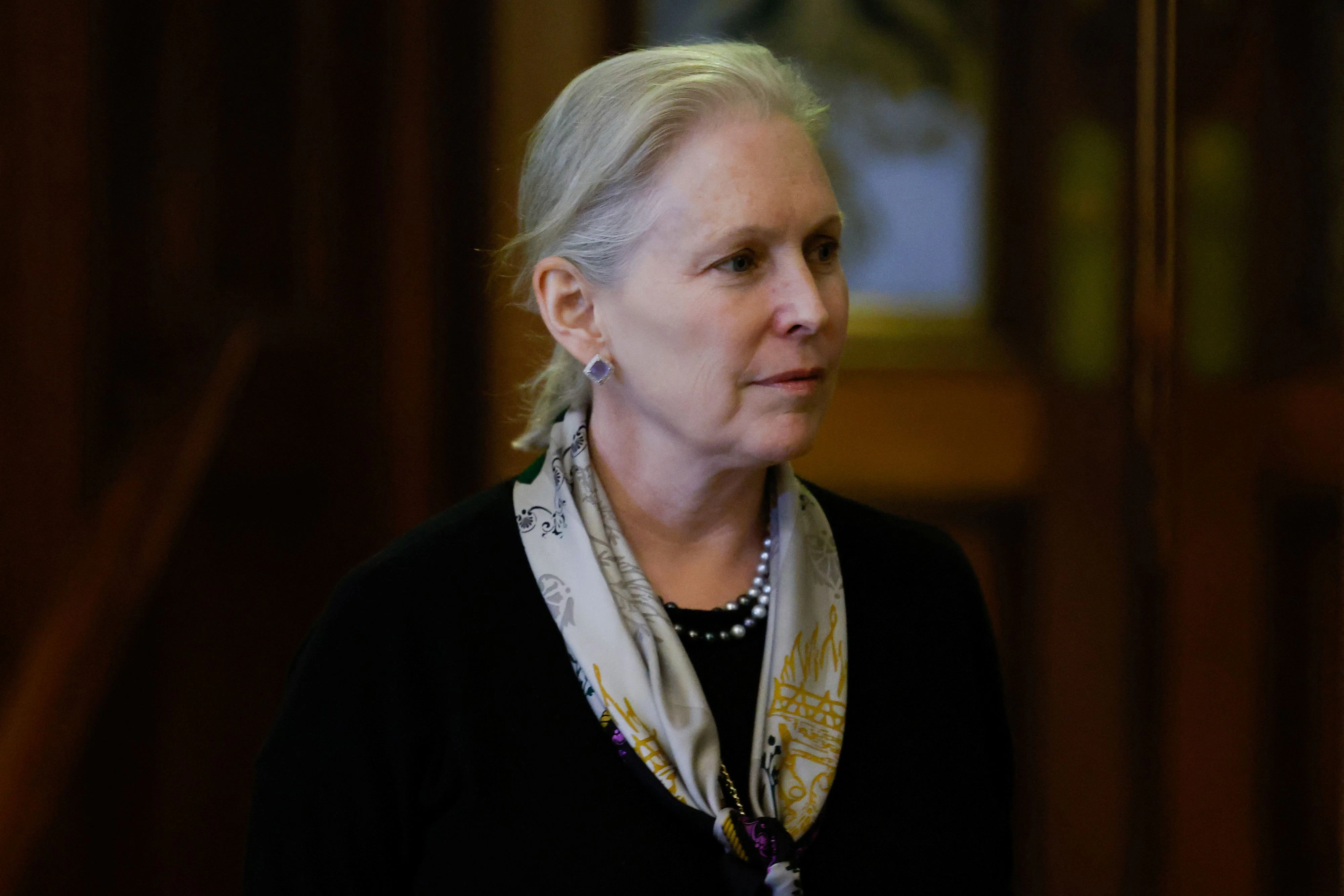 Deckte die Zustände an Bord des Flugzeugträgers auf: die demokratische Senatorin Kirsten Gillibrand