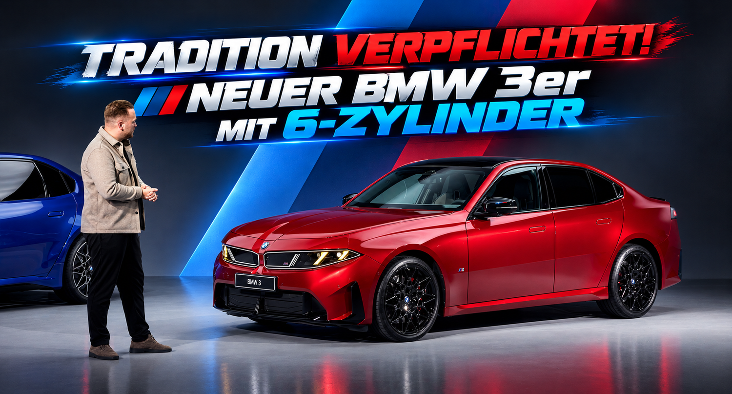 Motor-Chef Maxim Zdziarski und der neue BMW 3.