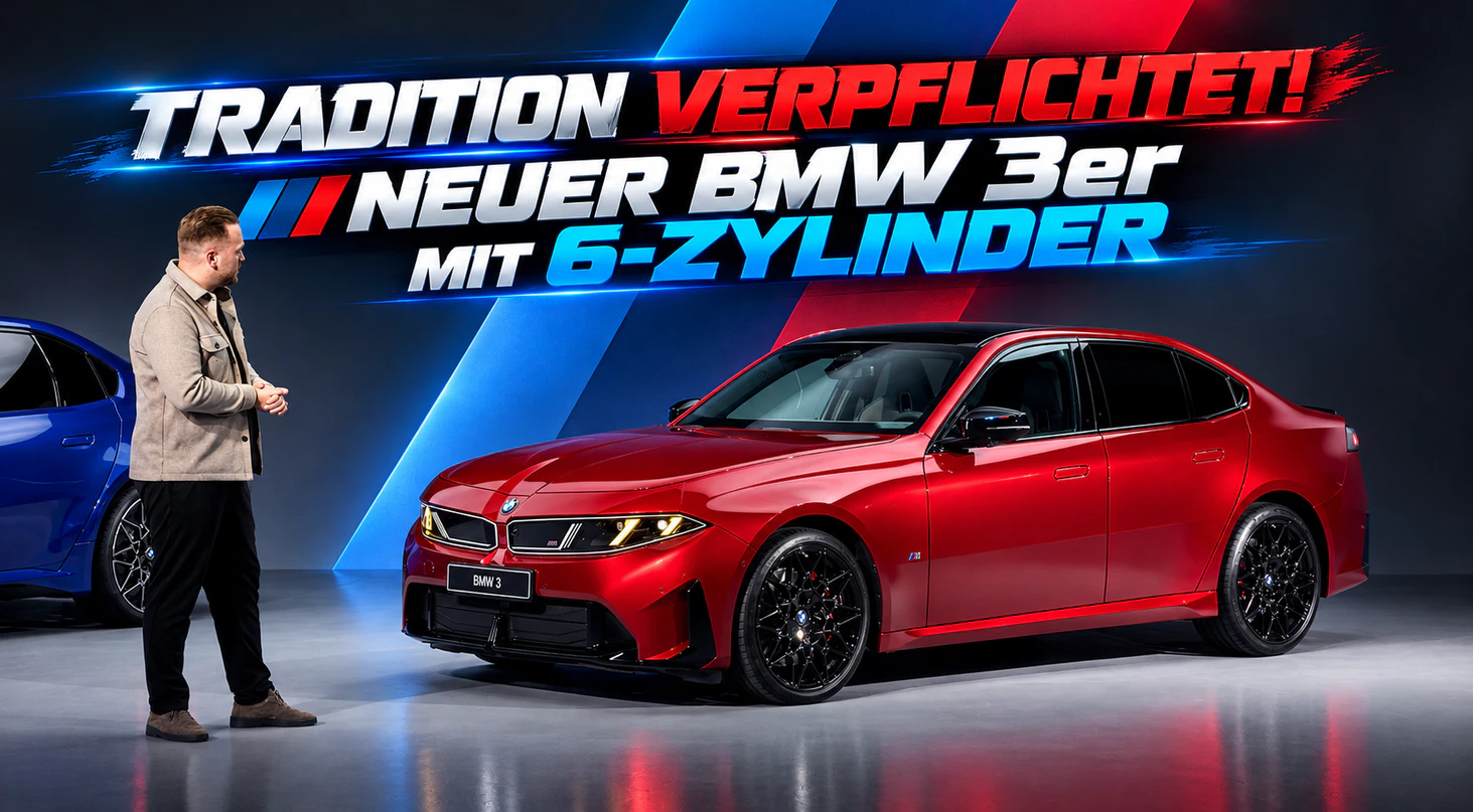 Motor-Chef Maxim Zdziarski und der neue BMW 3.