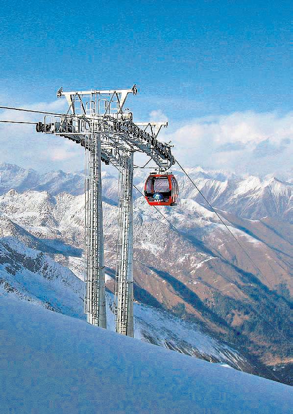 147 Seilbahnen hat Doppelmayr bisher in China gebaut, die meisten davon in Schigebieten